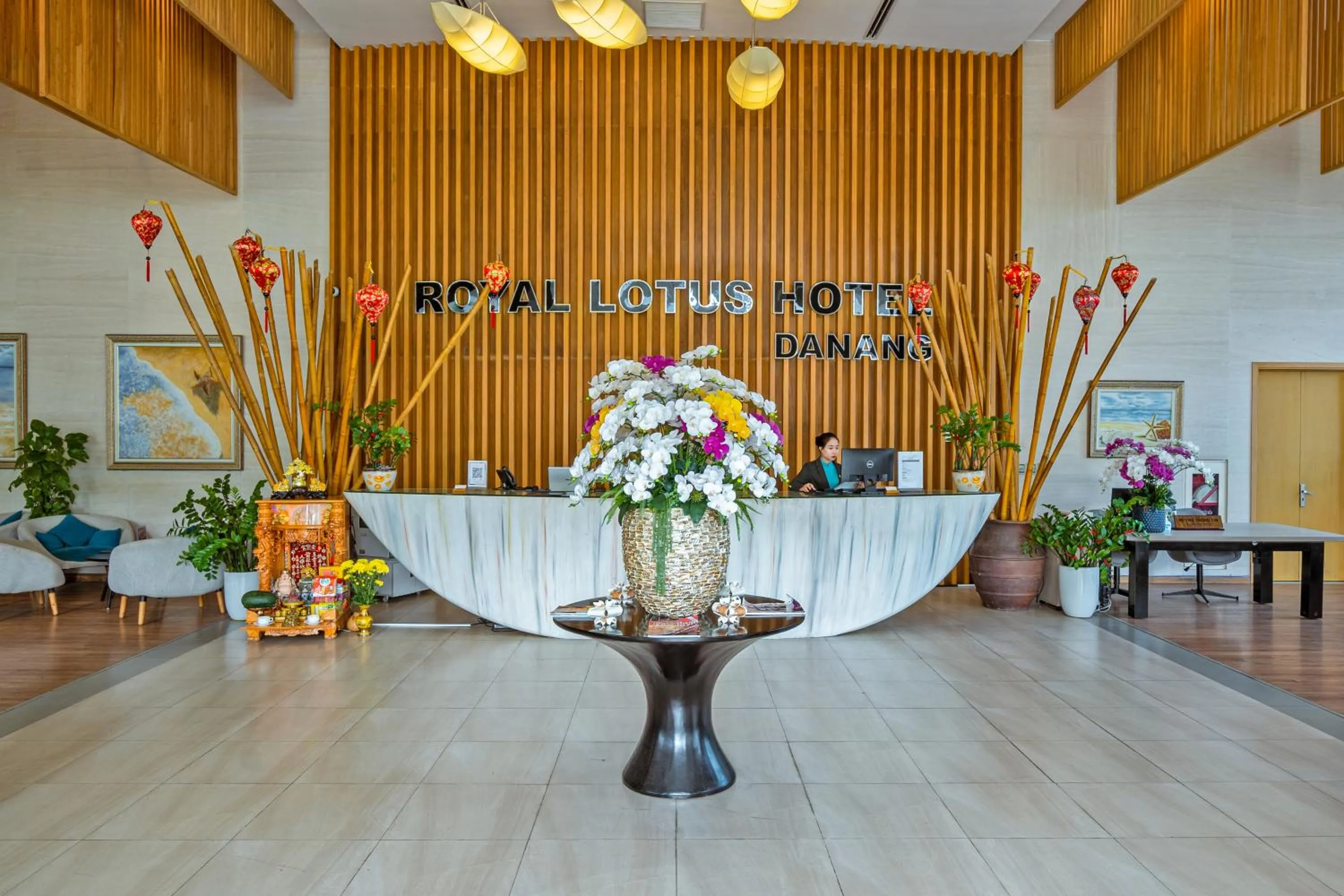 Lobby or reception in Royal Lotus Hotel Danang