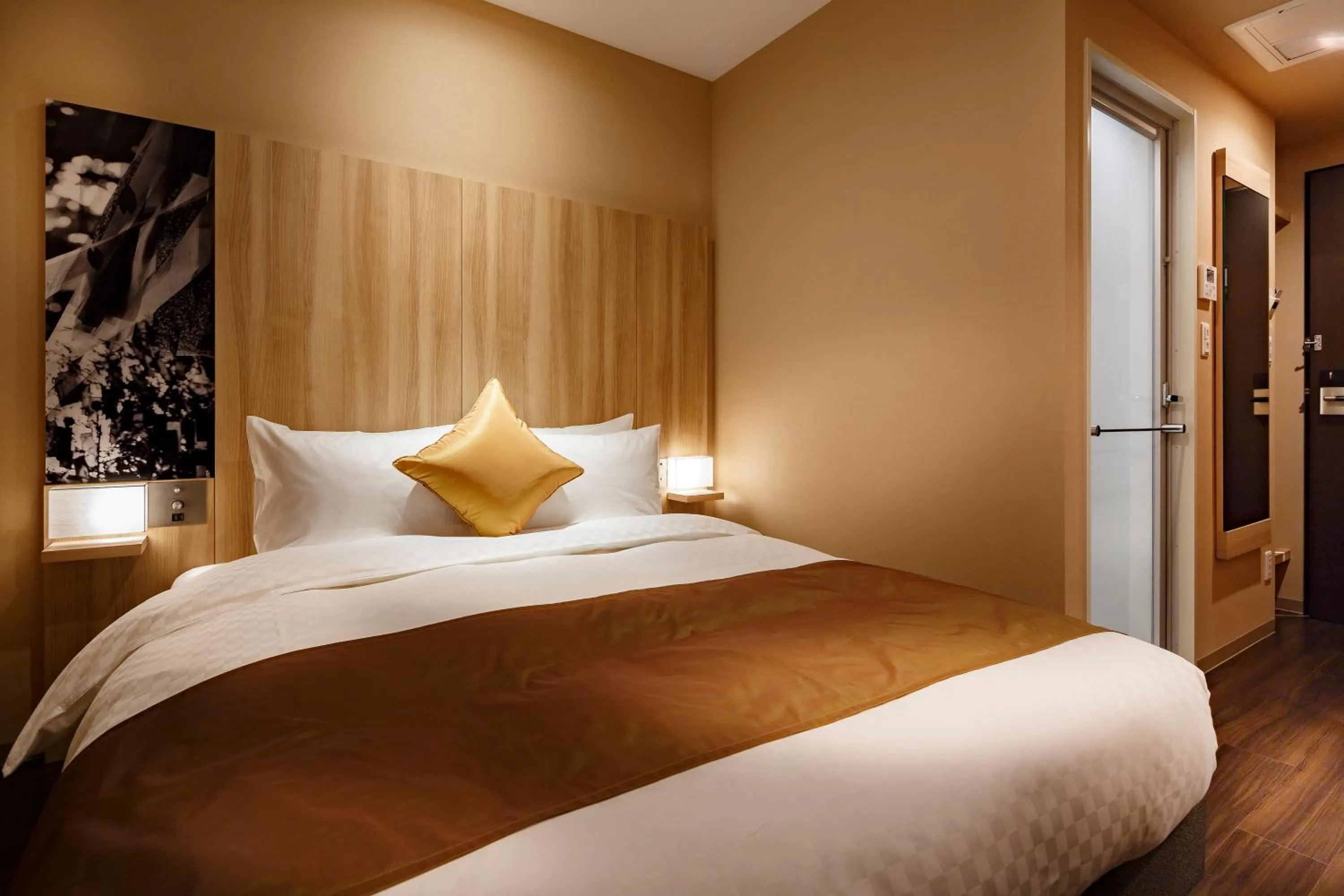 Bed in Hotel Vista Sendai