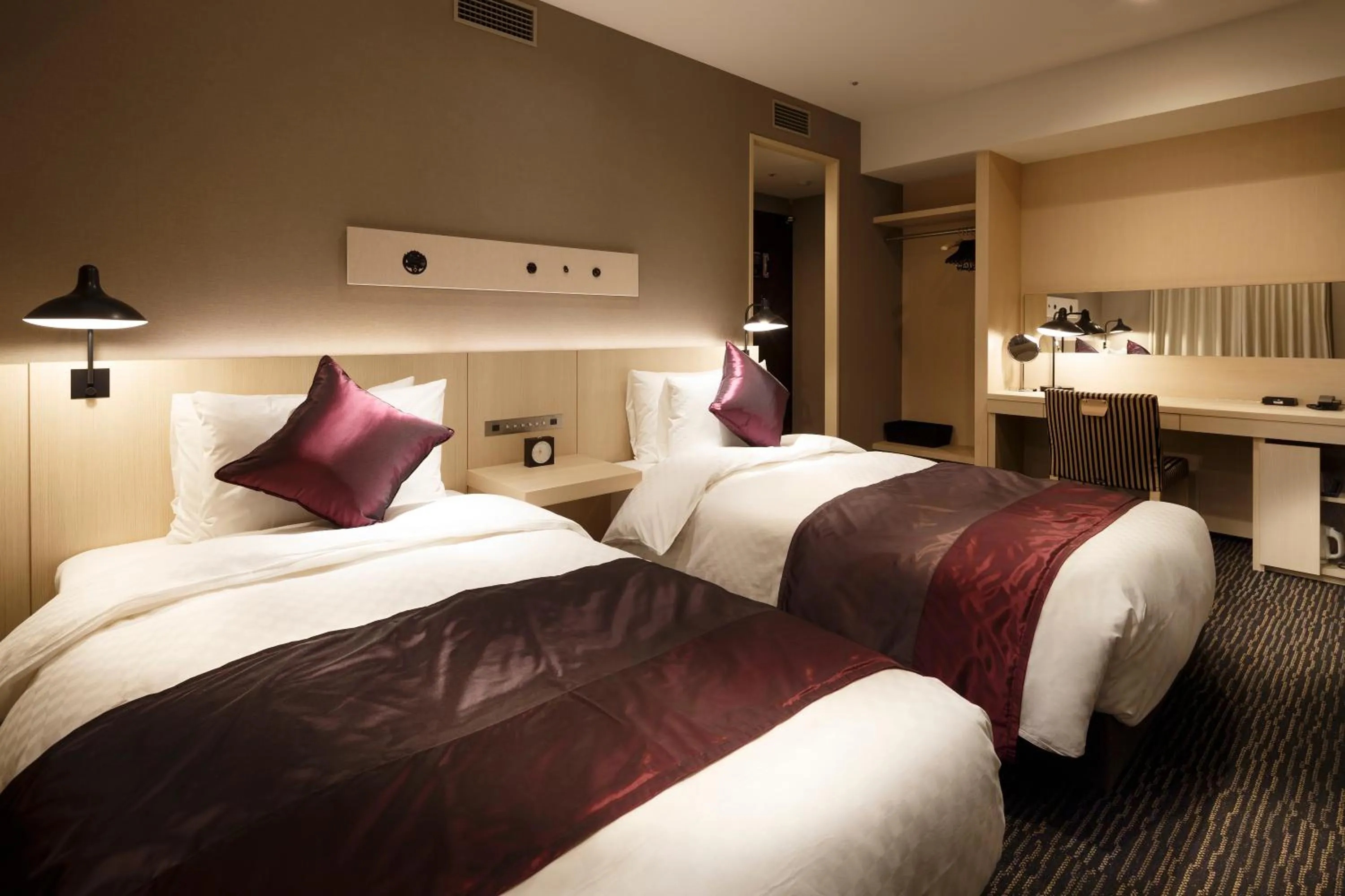 Photo of the whole room, Bed in Hotel Vista Sendai