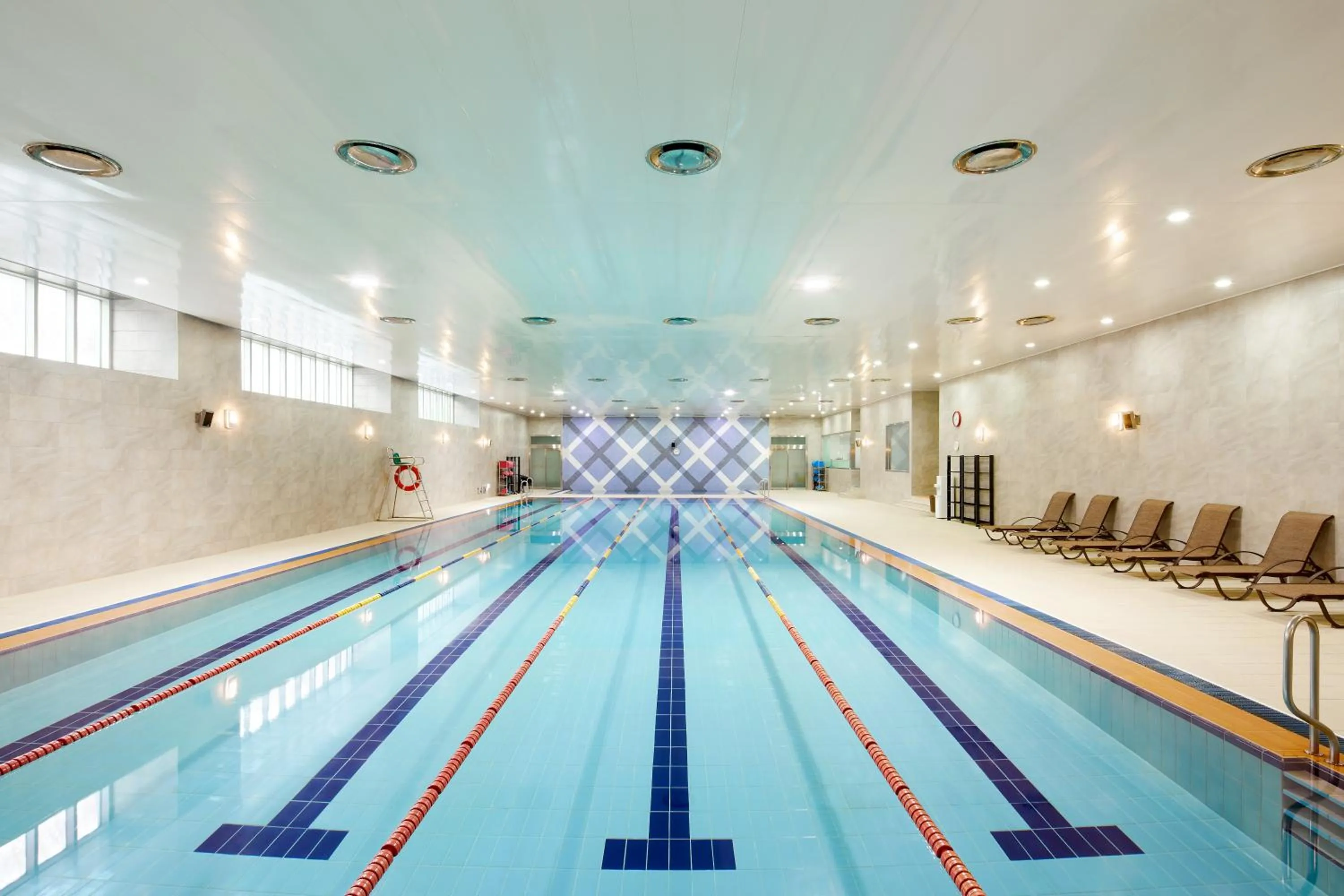 Swimming pool in Wirye Militopia Hotel By Marine