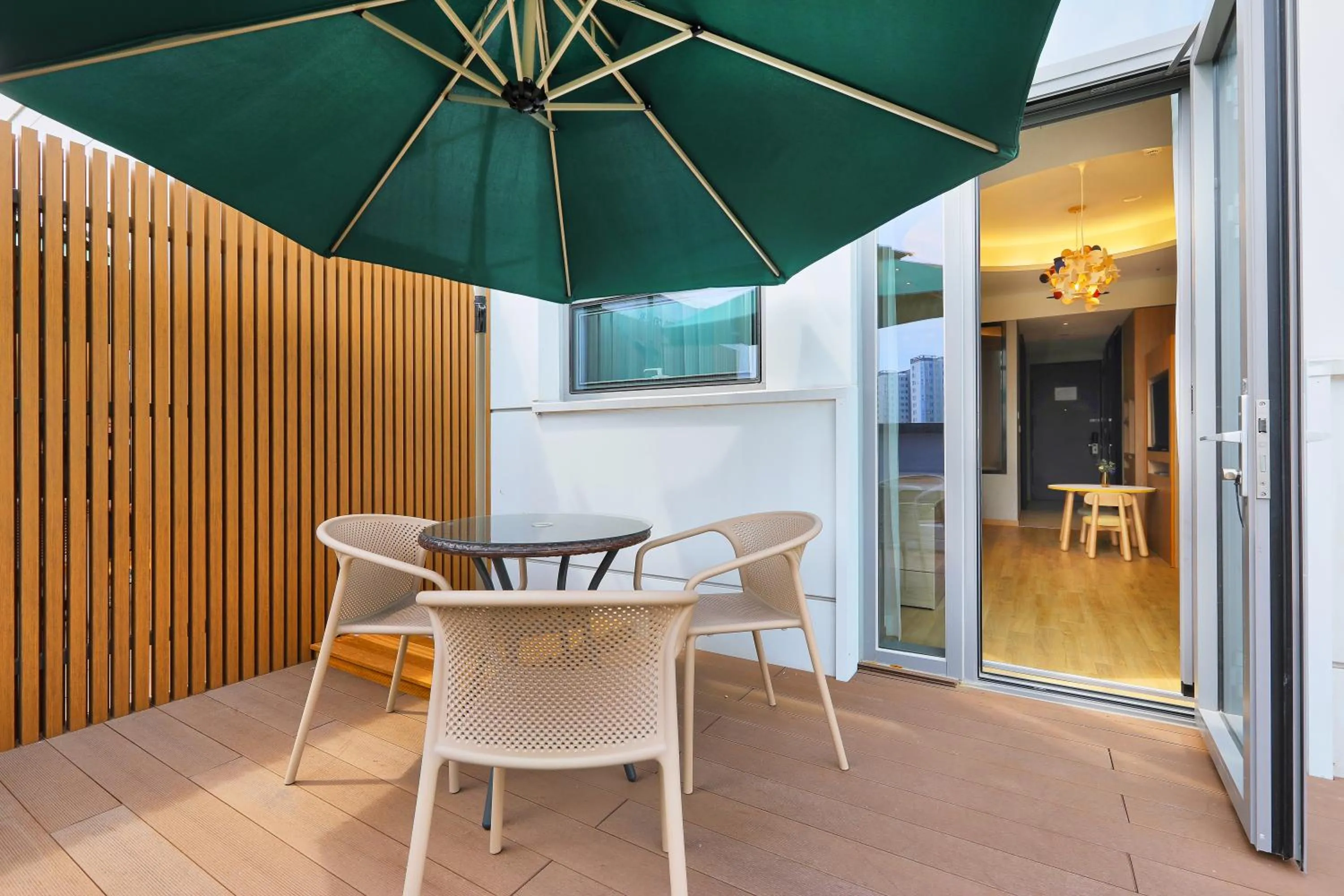 Balcony/Terrace in Wirye Militopia Hotel By Marine