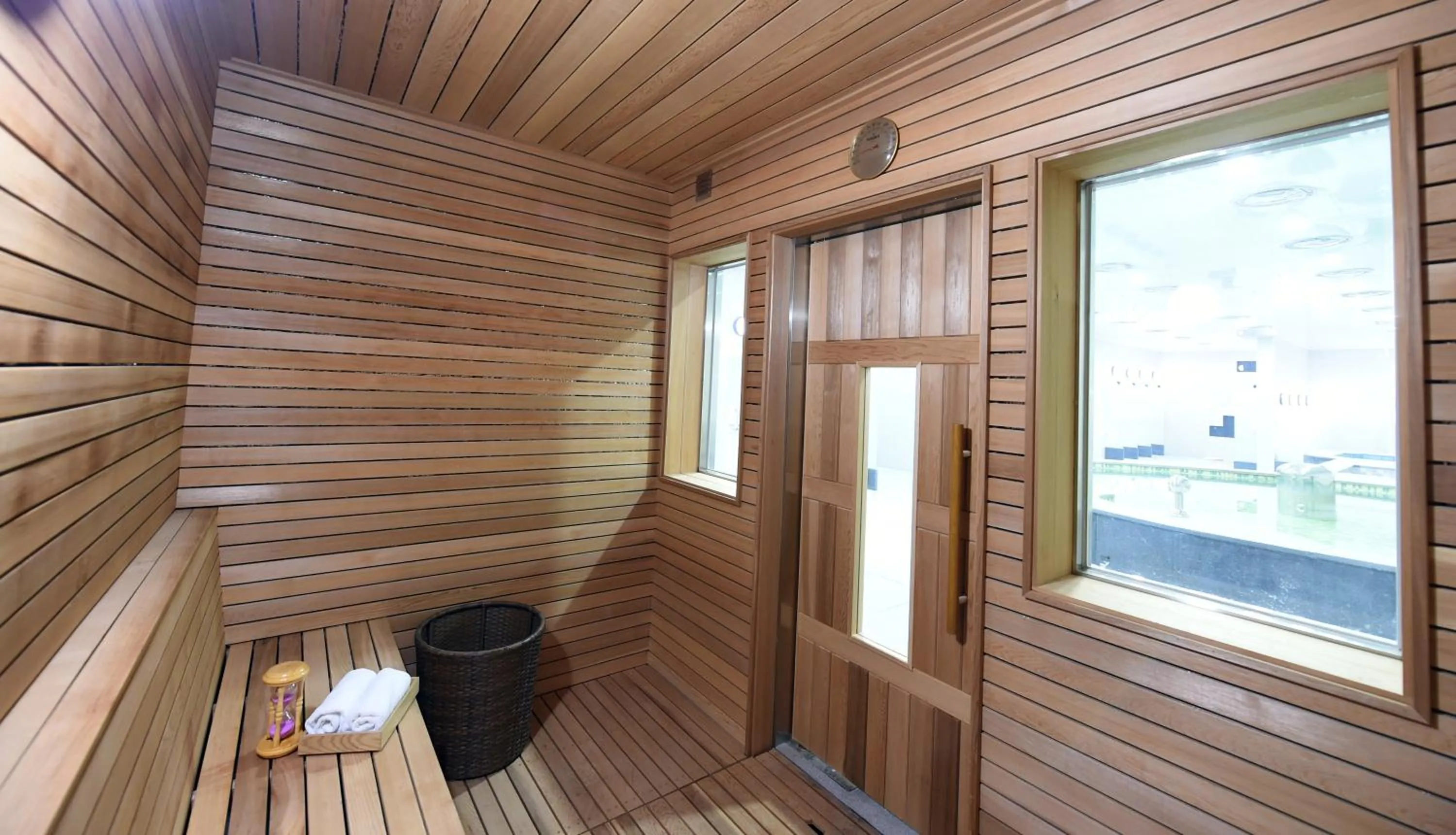 Sauna in Wirye Militopia Hotel By Marine