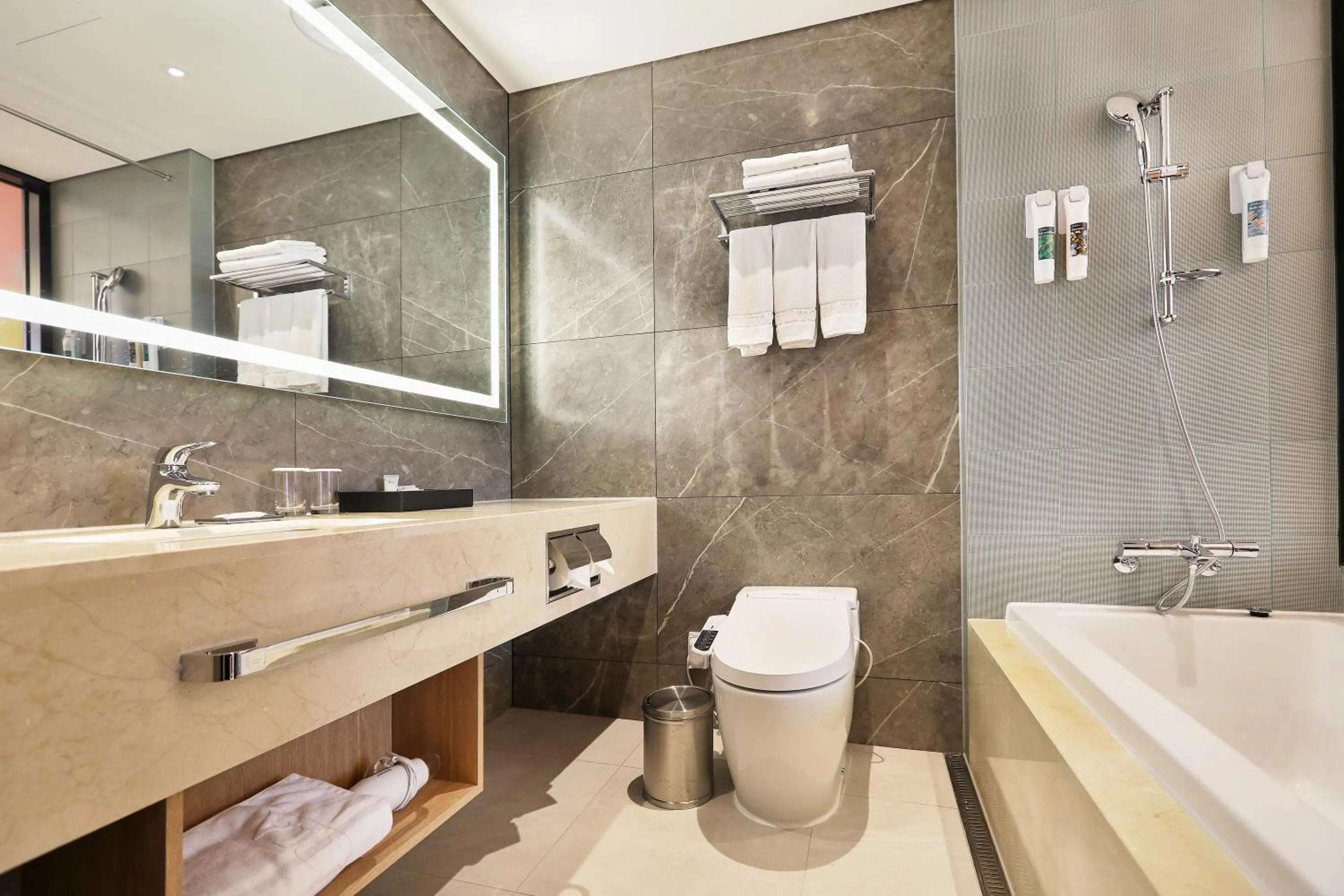 Bathroom in Wirye Militopia Hotel By Marine