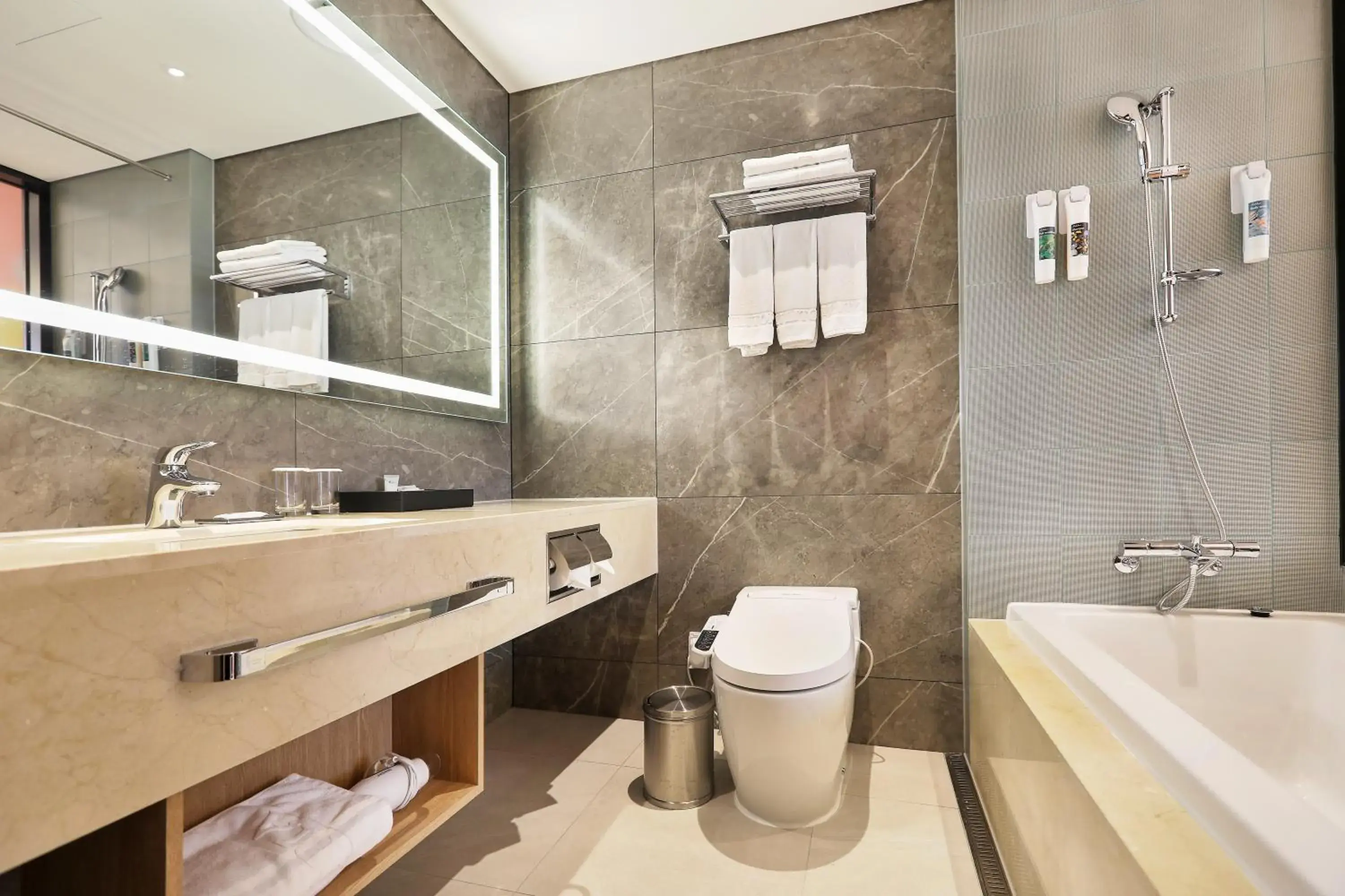 Bathroom in Wirye Militopia Hotel By Marine Bathroom in Wirye Militopia Hotel By Marine