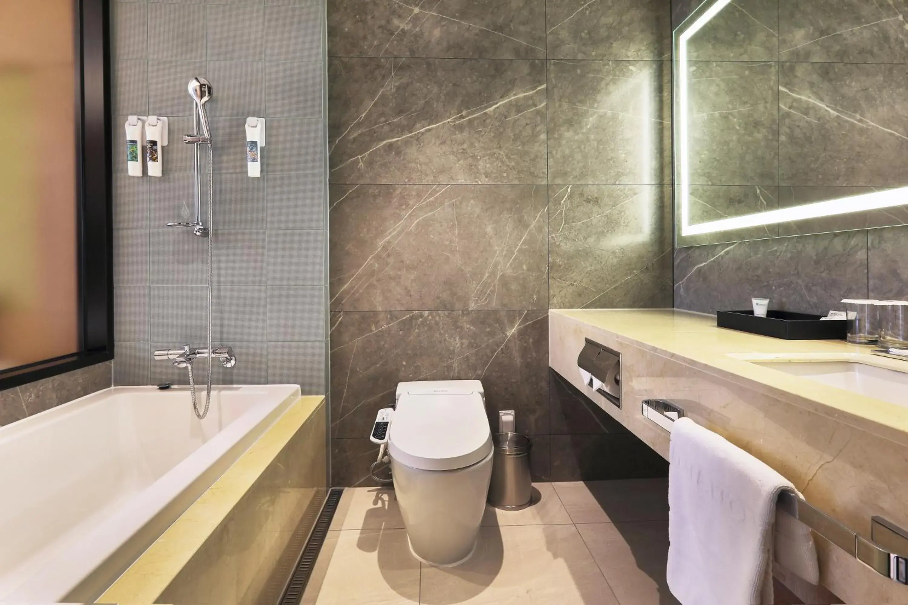 Bathroom in Wirye Militopia Hotel By Marine Bathroom in Wirye Militopia Hotel By Marine