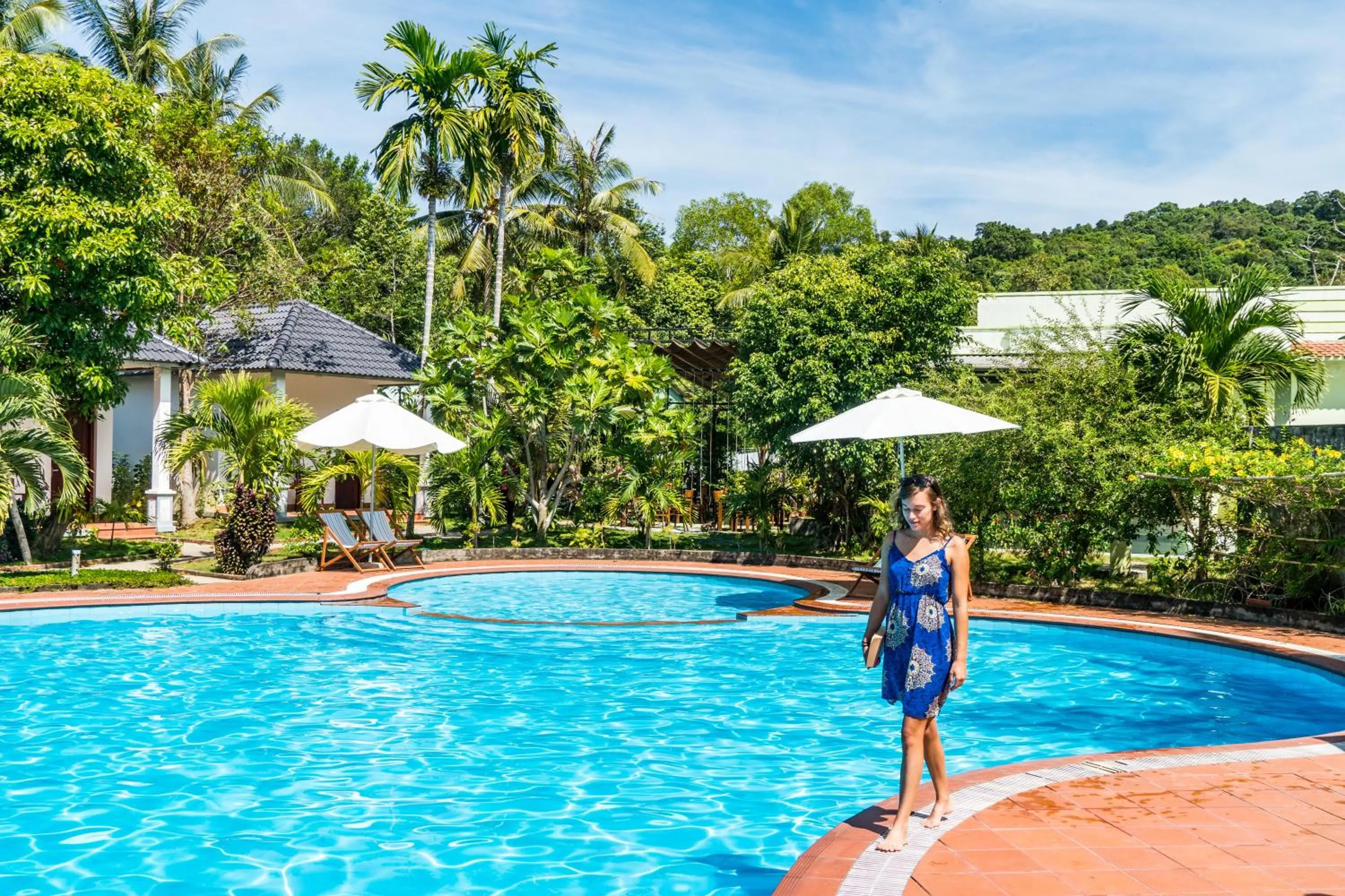 Pool view in Long Mountain Resort