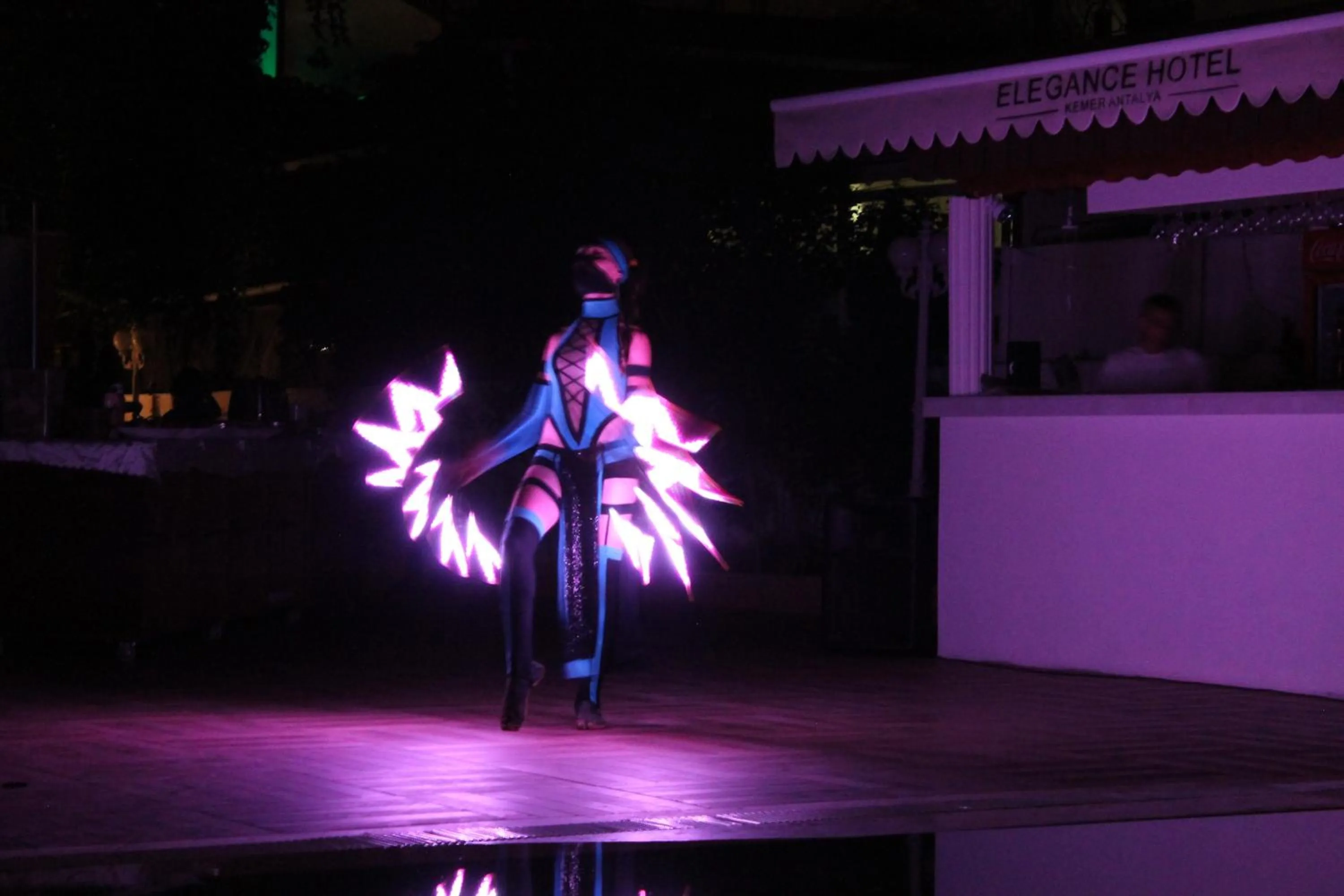 Evening entertainment in Elegance Hotel Kemer