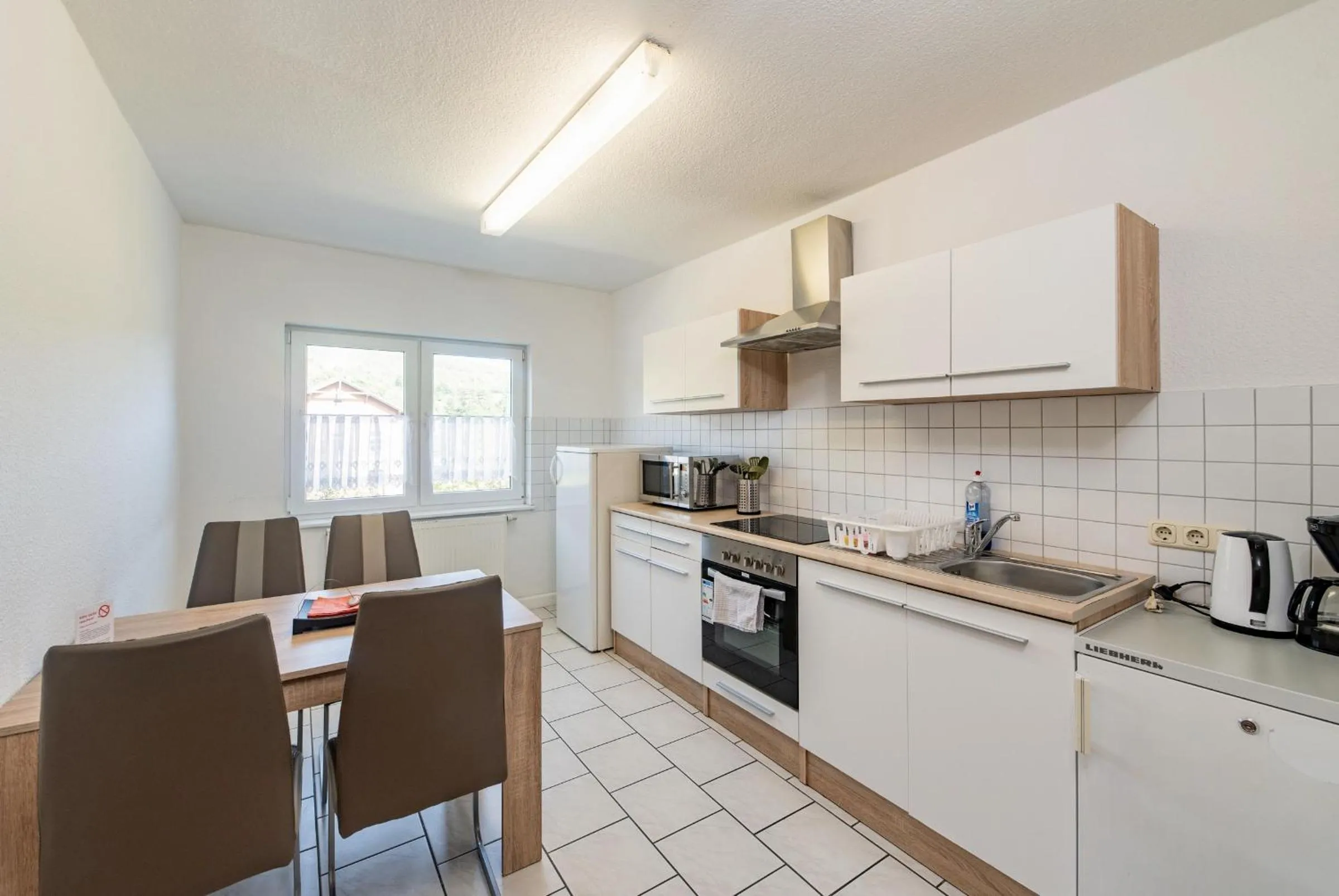 Kitchen or kitchenette in Hotel Bamberger Hof, garni