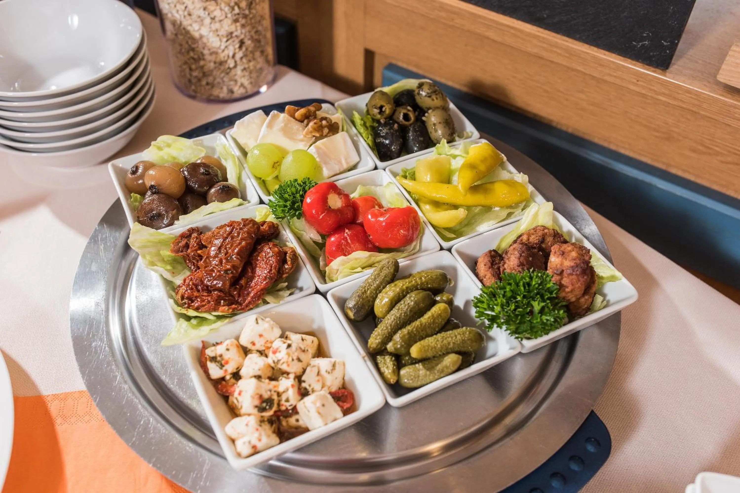 Buffet breakfast in Hotel Bamberger Hof, garni