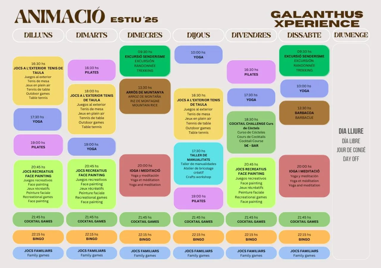 Entertainment in Wuau! Hotel Galanthus & Spa