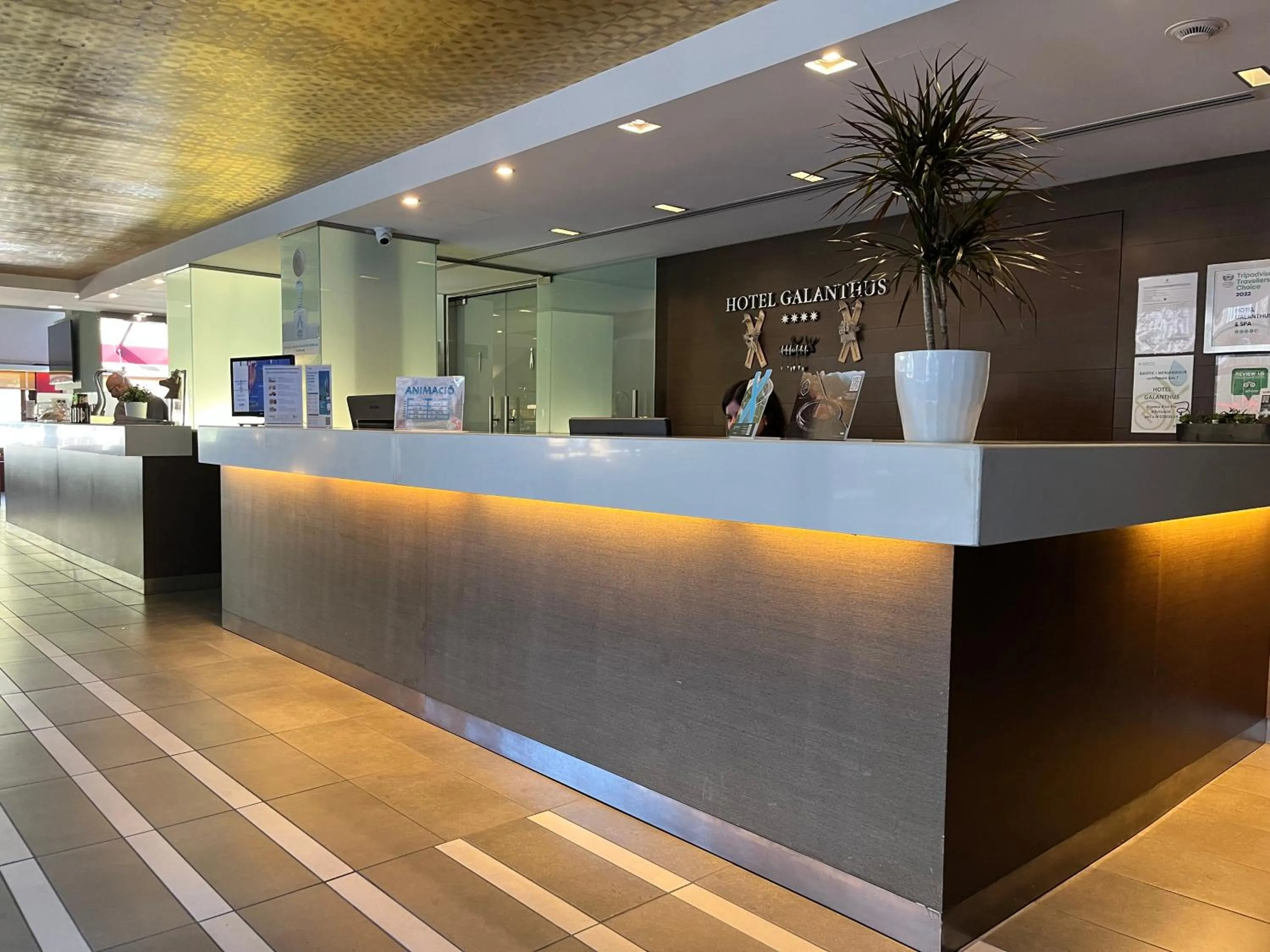 Lobby or reception in Wuau! Hotel Galanthus & Spa