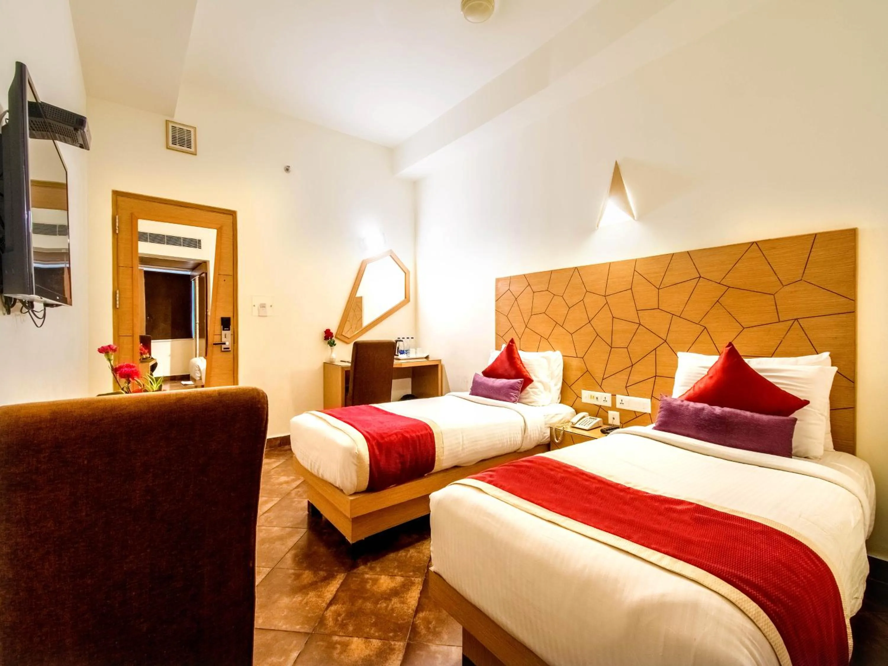 Bedroom, Bed in Hotel Rockdale