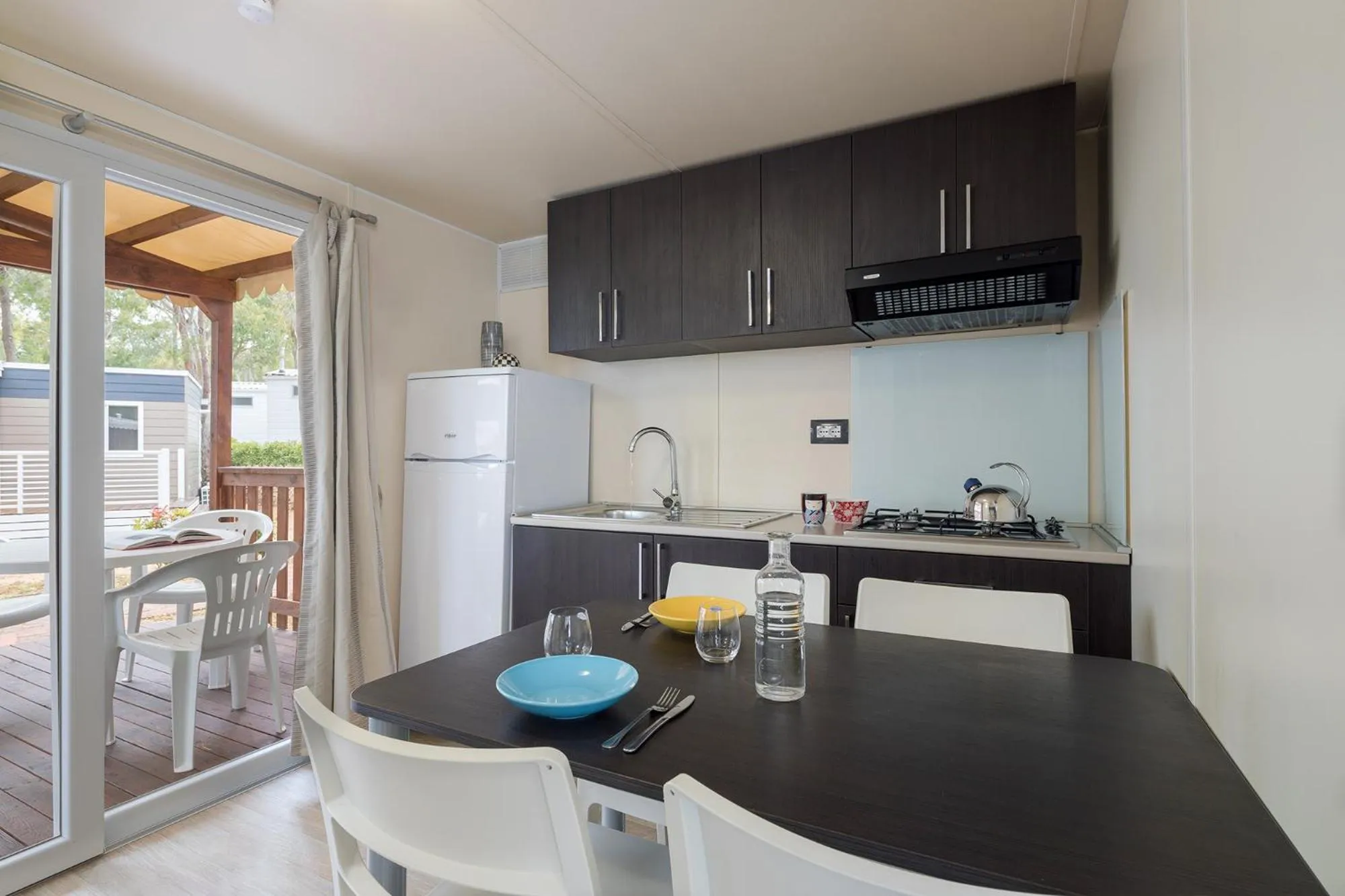 Dining area in Camping Village Roma Capitol