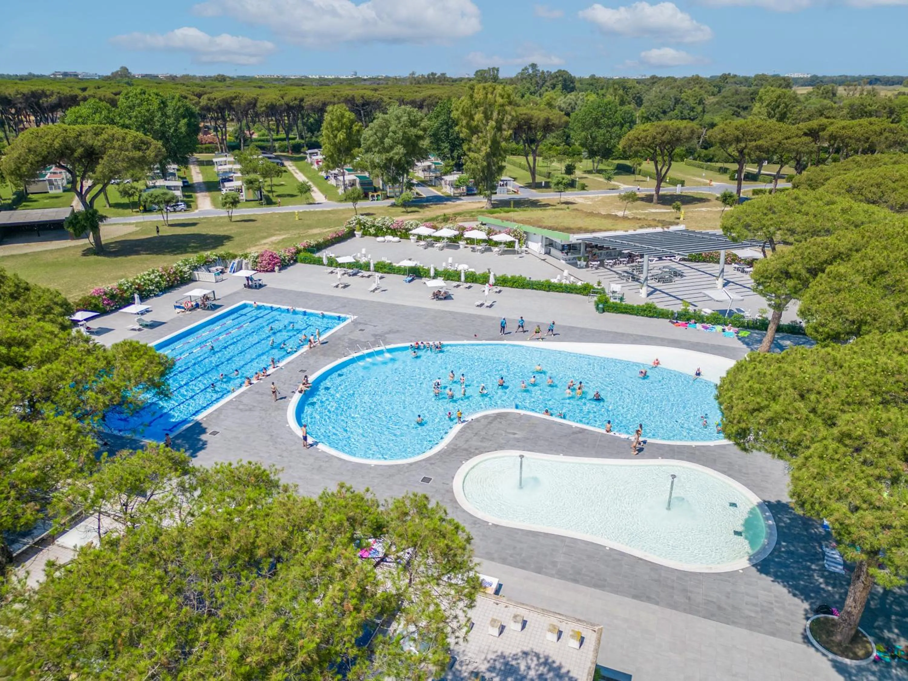 Natural landscape in Camping Village Roma Capitol