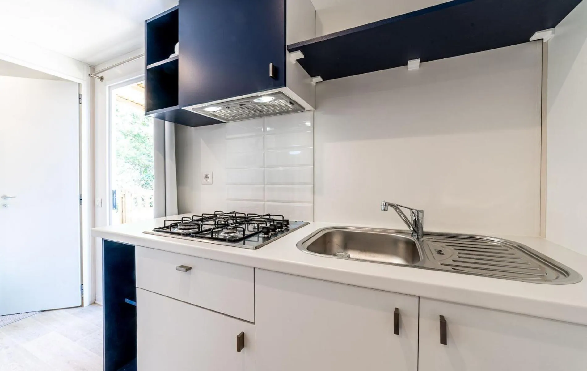 Kitchen or kitchenette in Camping Village Roma Capitol