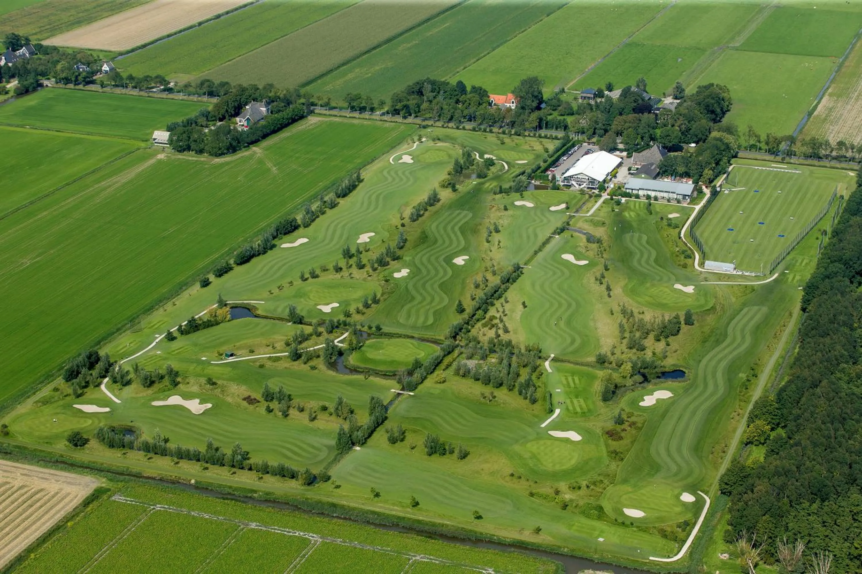 Bird's eye view in Hotel Beemster