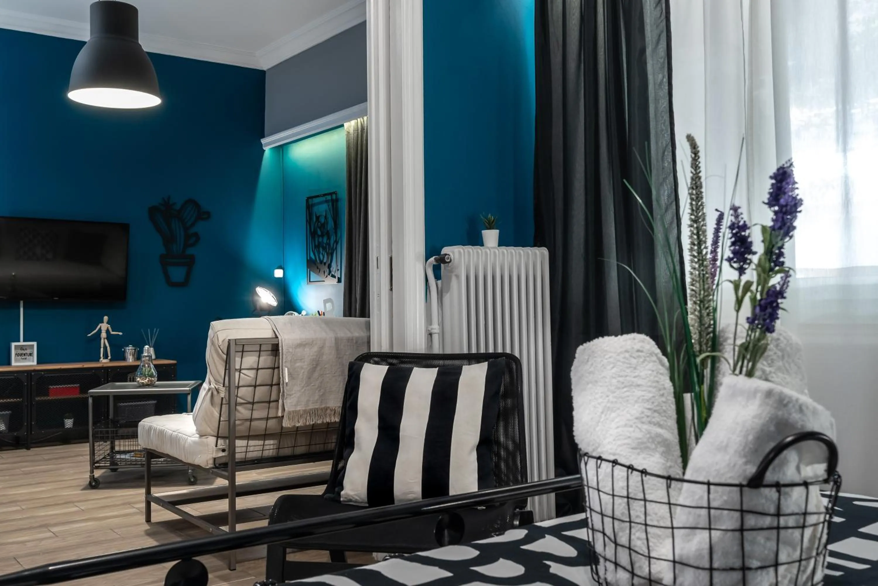 Living room in Apartment at the foothills of Acropolis