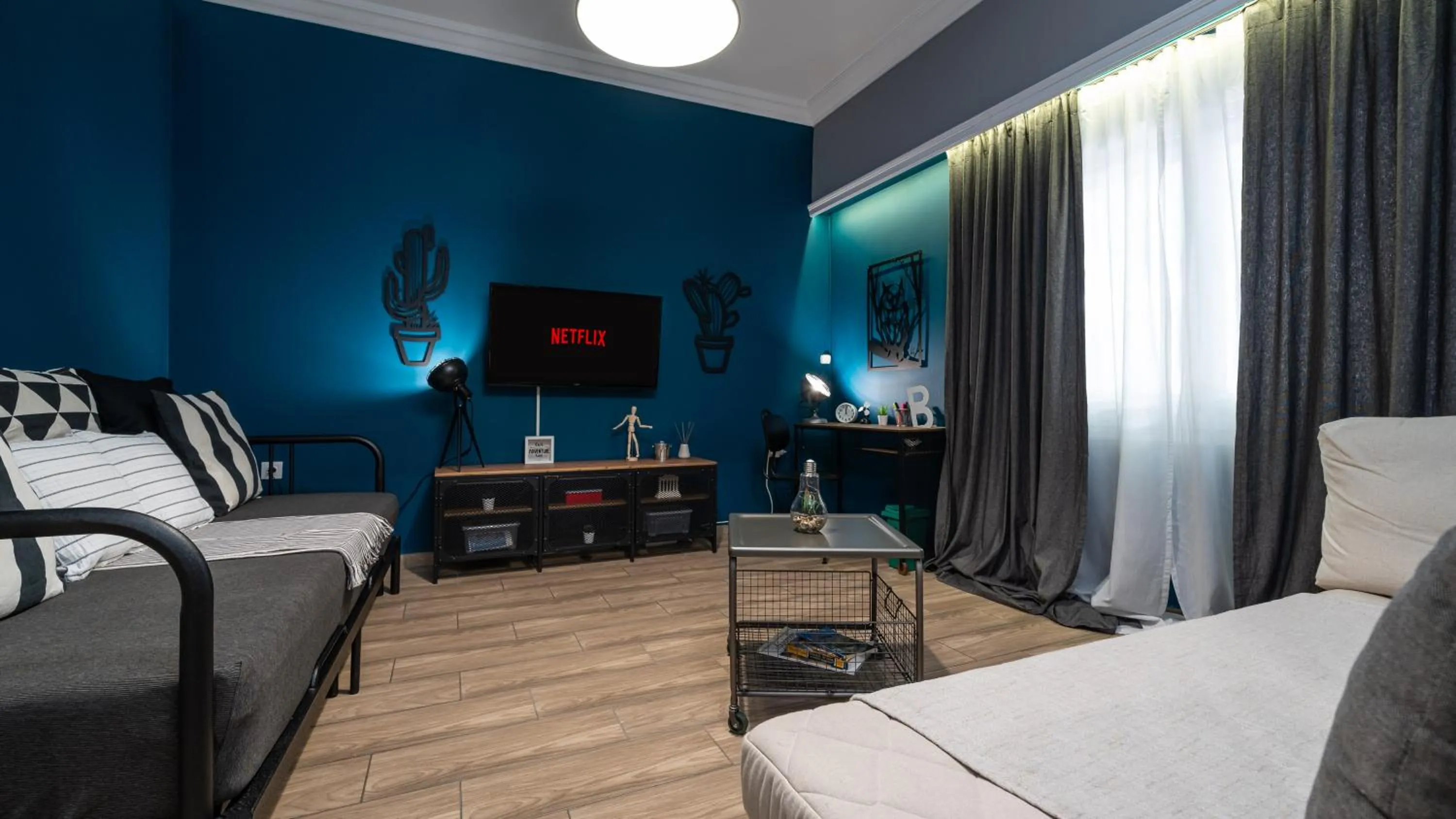 TV and multimedia in Apartment at the foothills of Acropolis