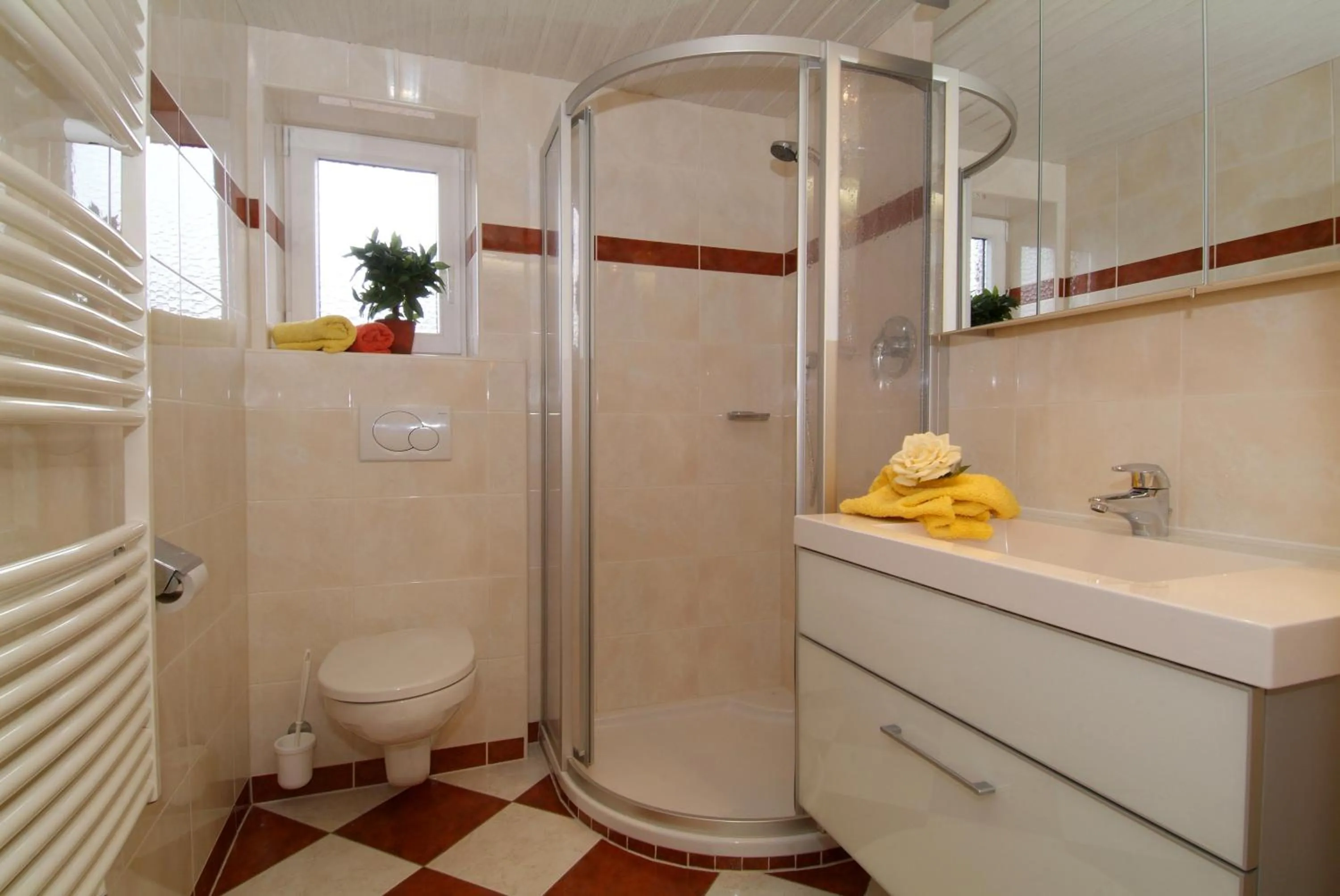 Bathroom in Gästehaus Haag