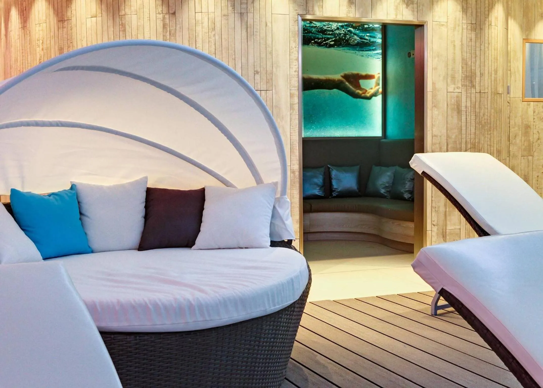 Spa and wellness centre/facilities in SEETELHOTEL Kaiserstrand Beachhotel das Lifestyle-Hotel direkt am Strand