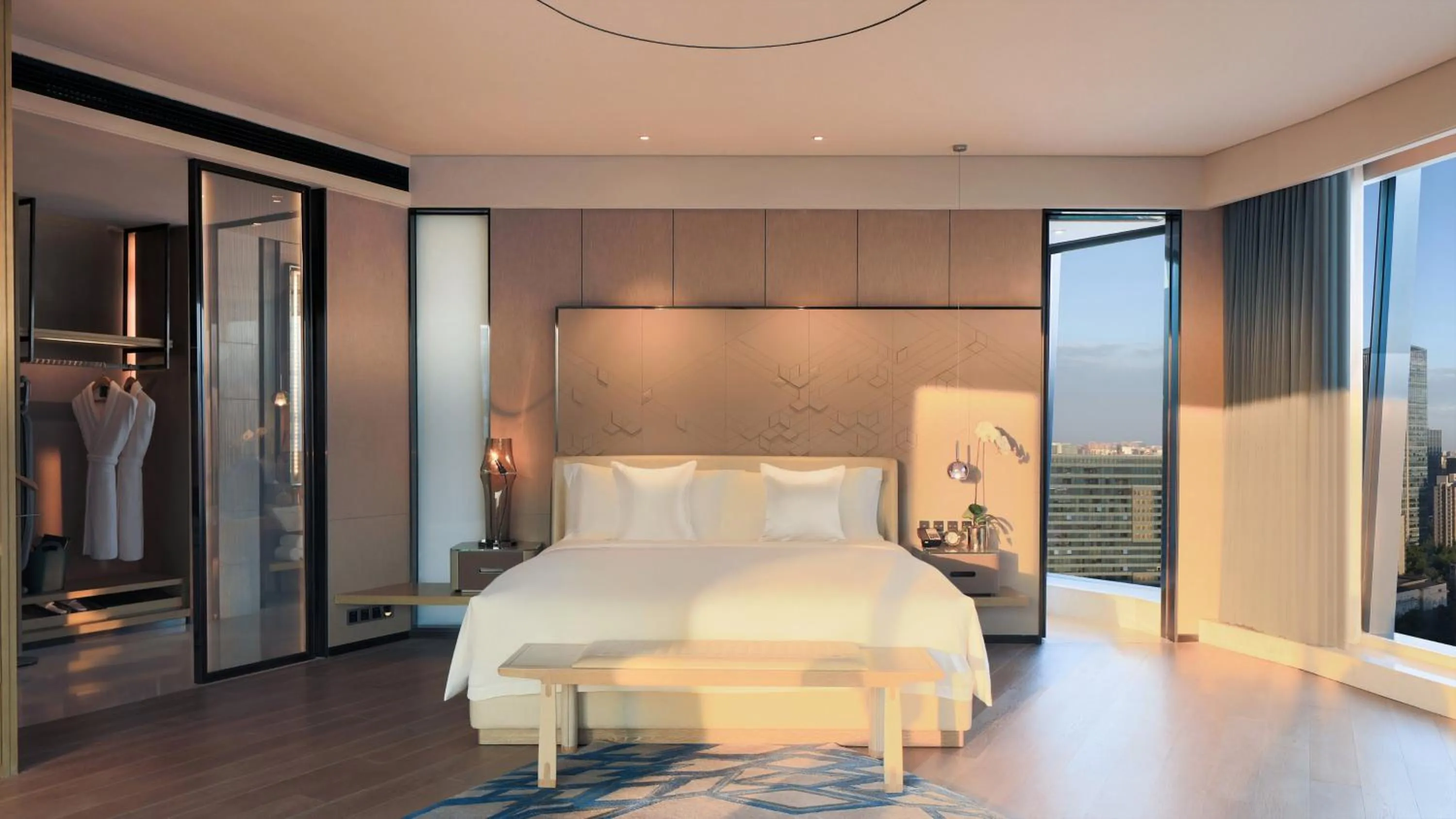 Photo of the whole room, Bed in InterContinental Beijing Sanlitun by IHG