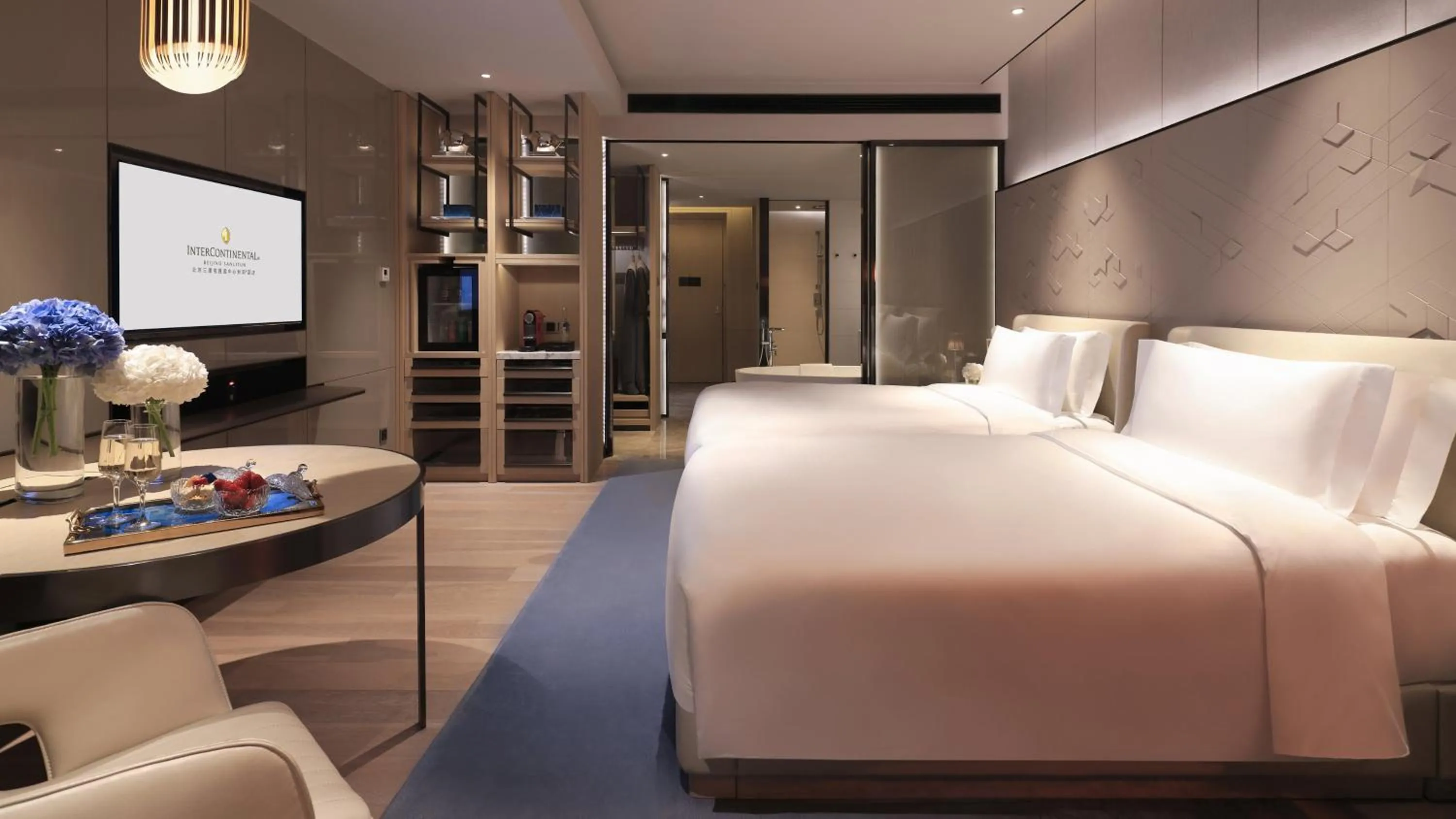 Photo of the whole room, Bed in InterContinental Beijing Sanlitun by IHG
