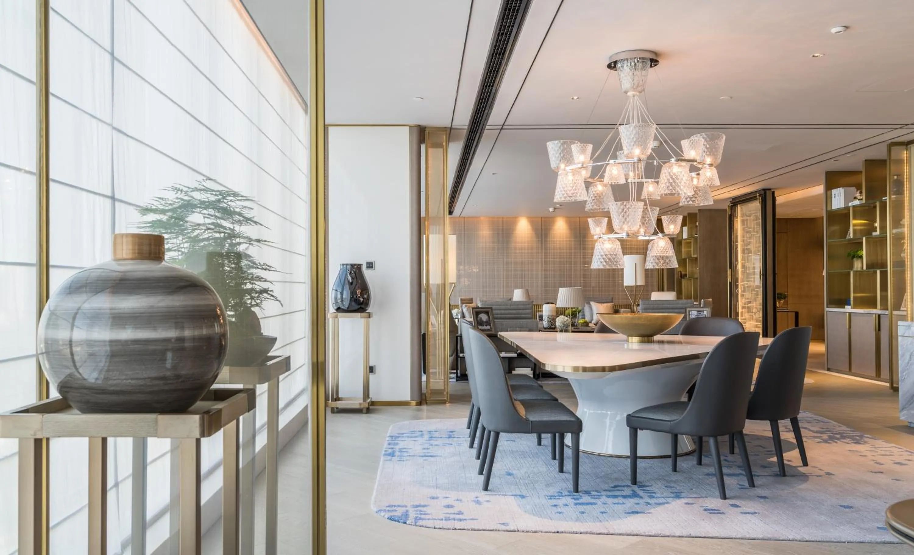 Living room in InterContinental Beijing Sanlitun by IHG