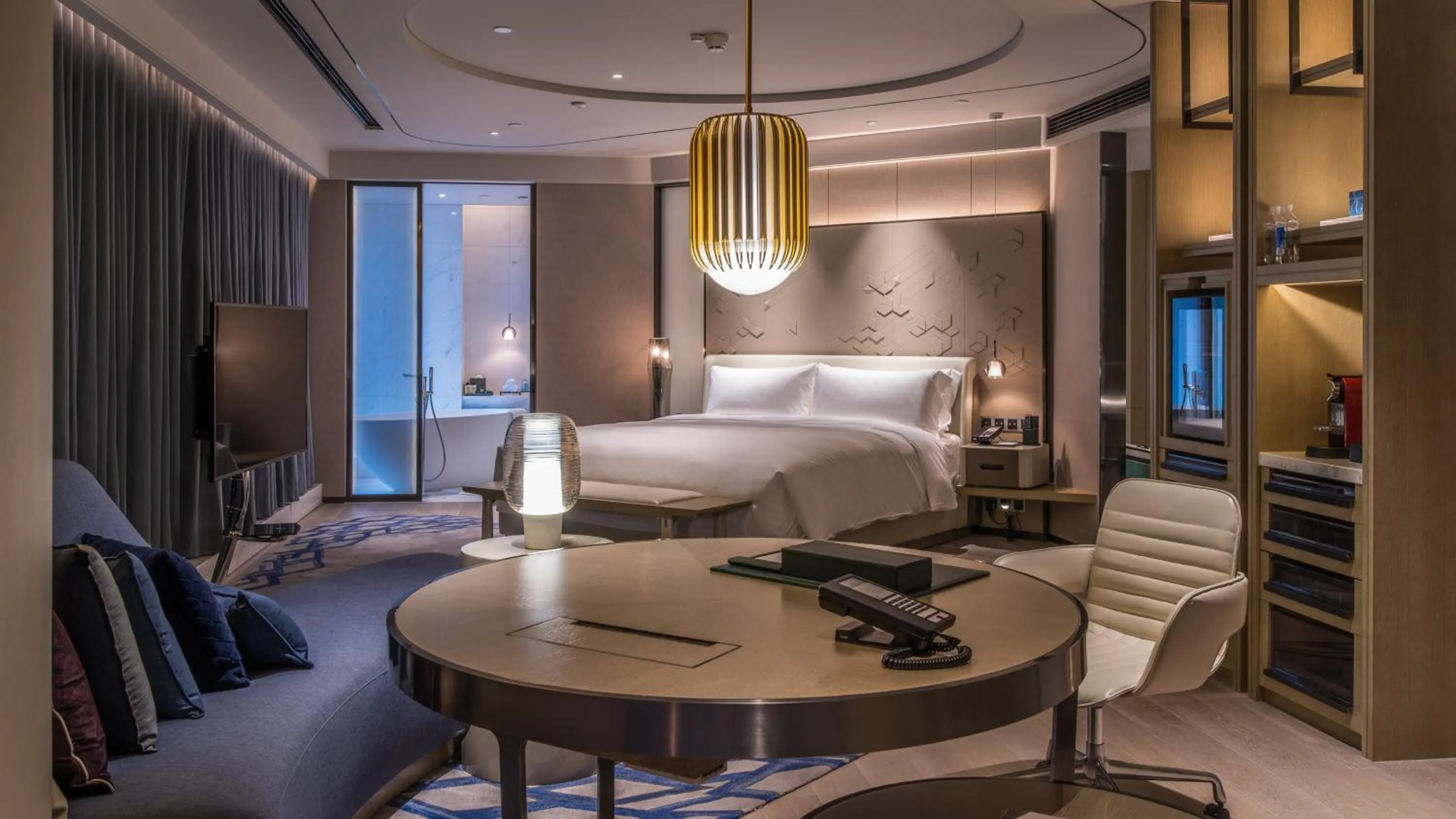Photo of the whole room, Bed in InterContinental Beijing Sanlitun by IHG