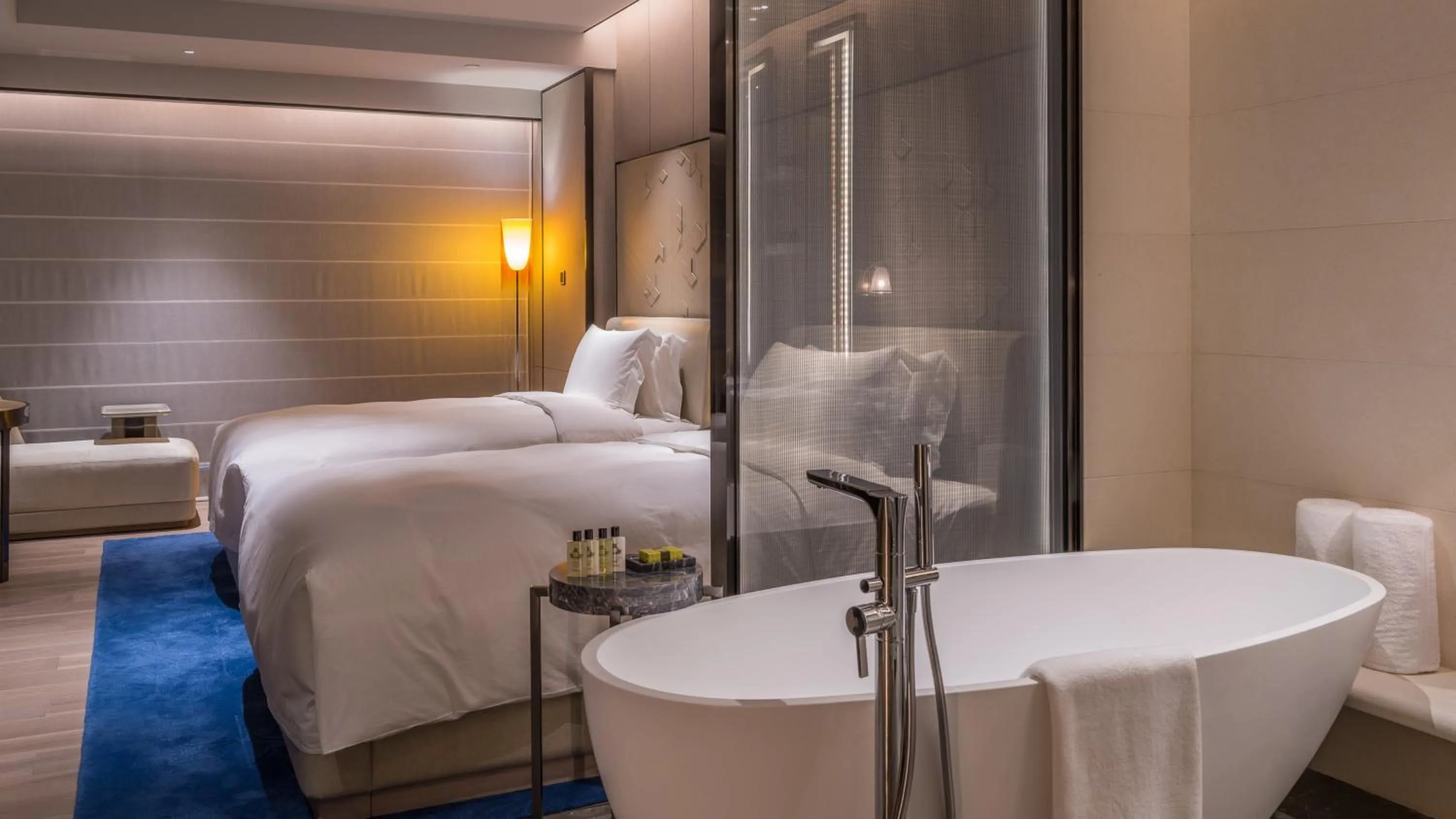 Photo of the whole room, Bed in InterContinental Beijing Sanlitun by IHG