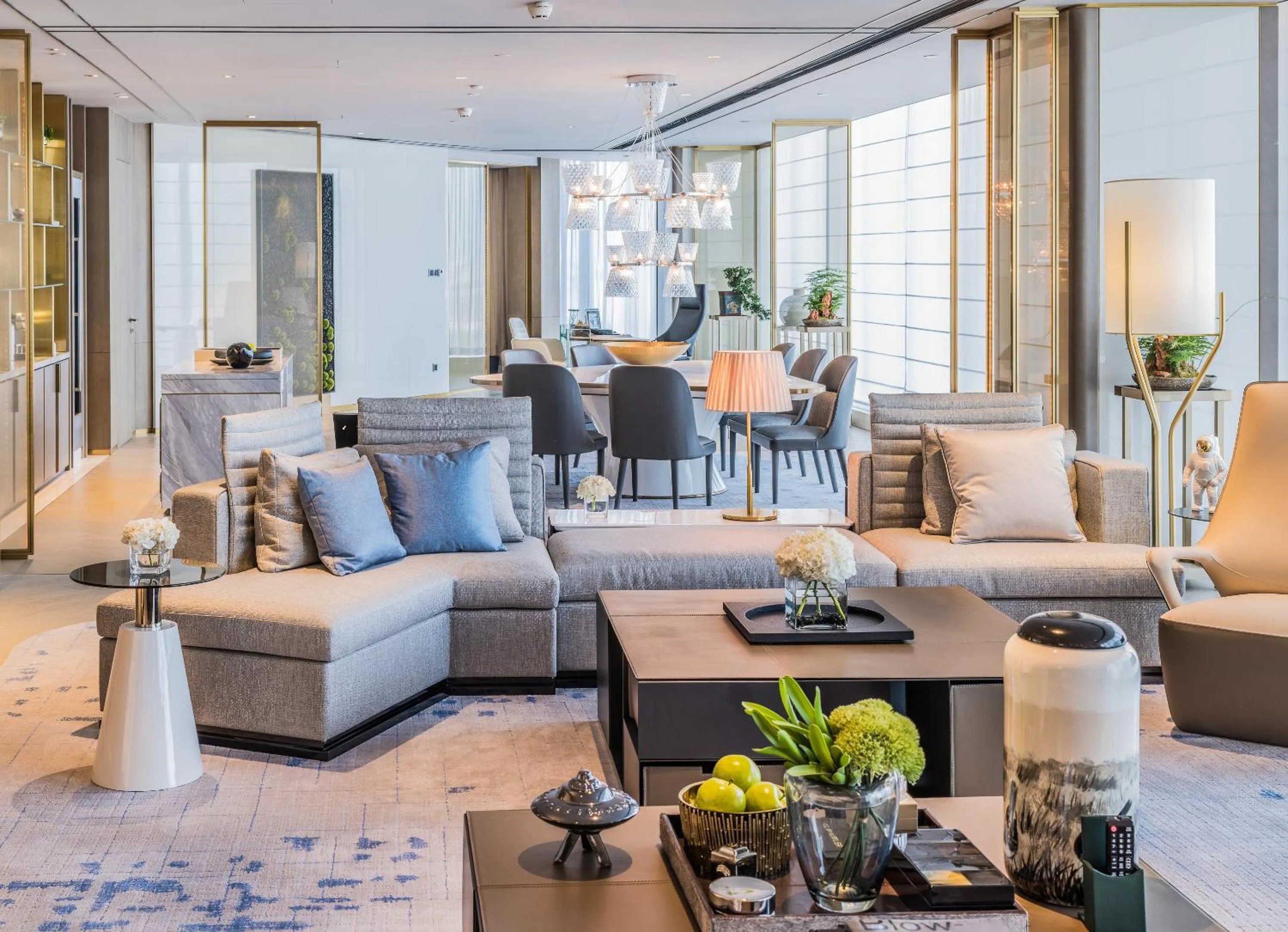 Living room in InterContinental Beijing Sanlitun by IHG