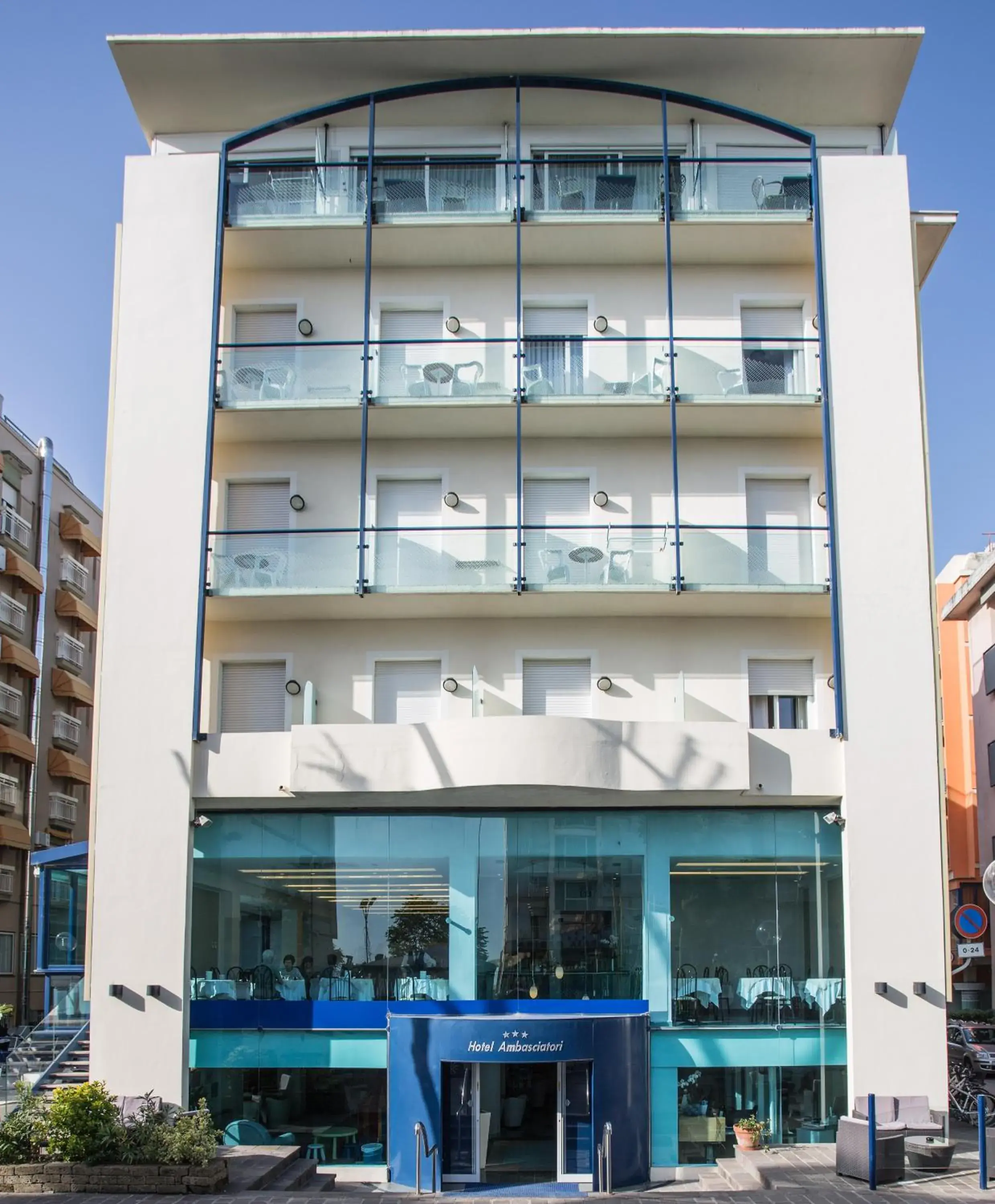 Facade/entrance, Property Building in Hotel Ambasciatori
