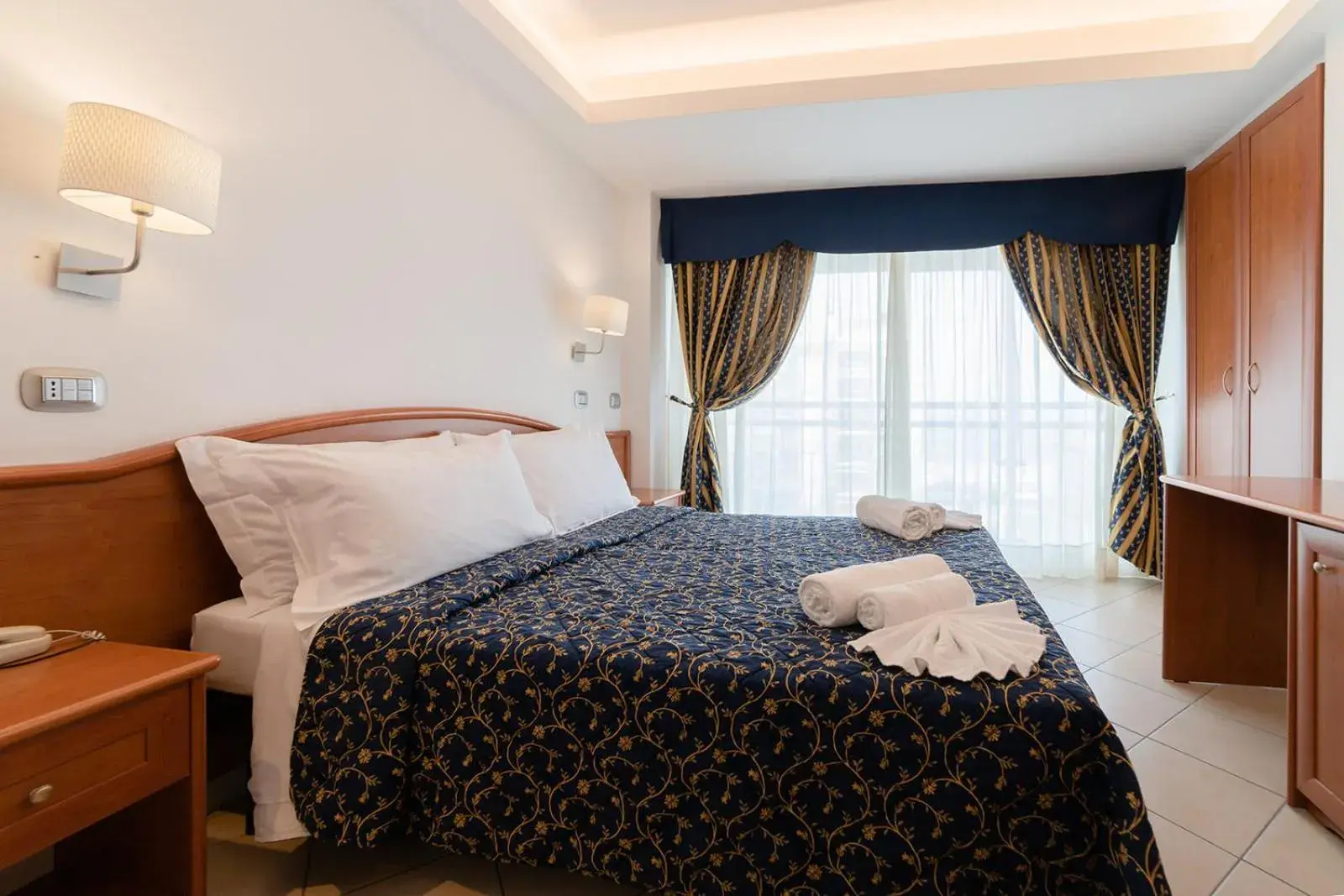 Bed in Hotel Ambasciatori