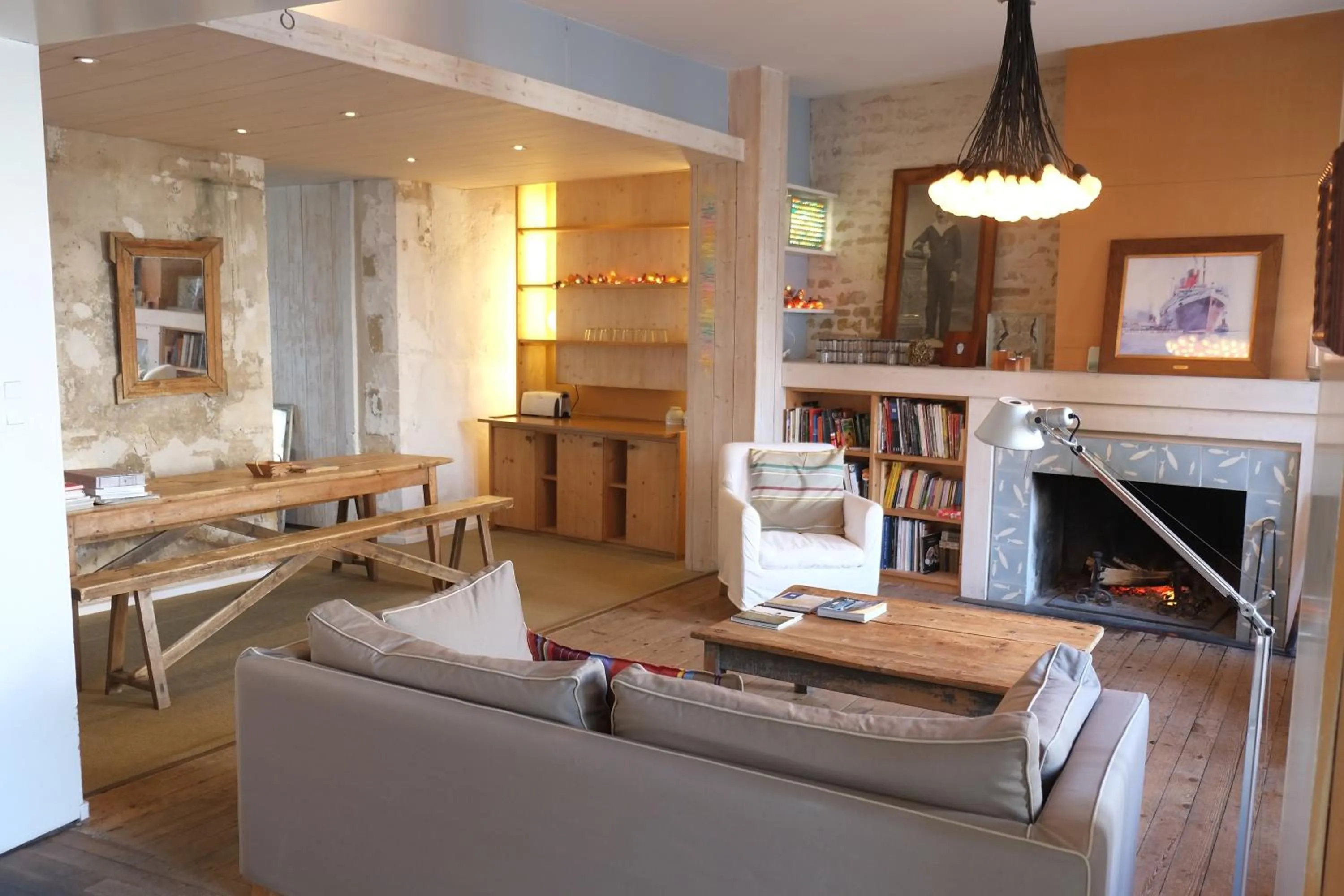 Living room in Hôtel Le Sénéchal