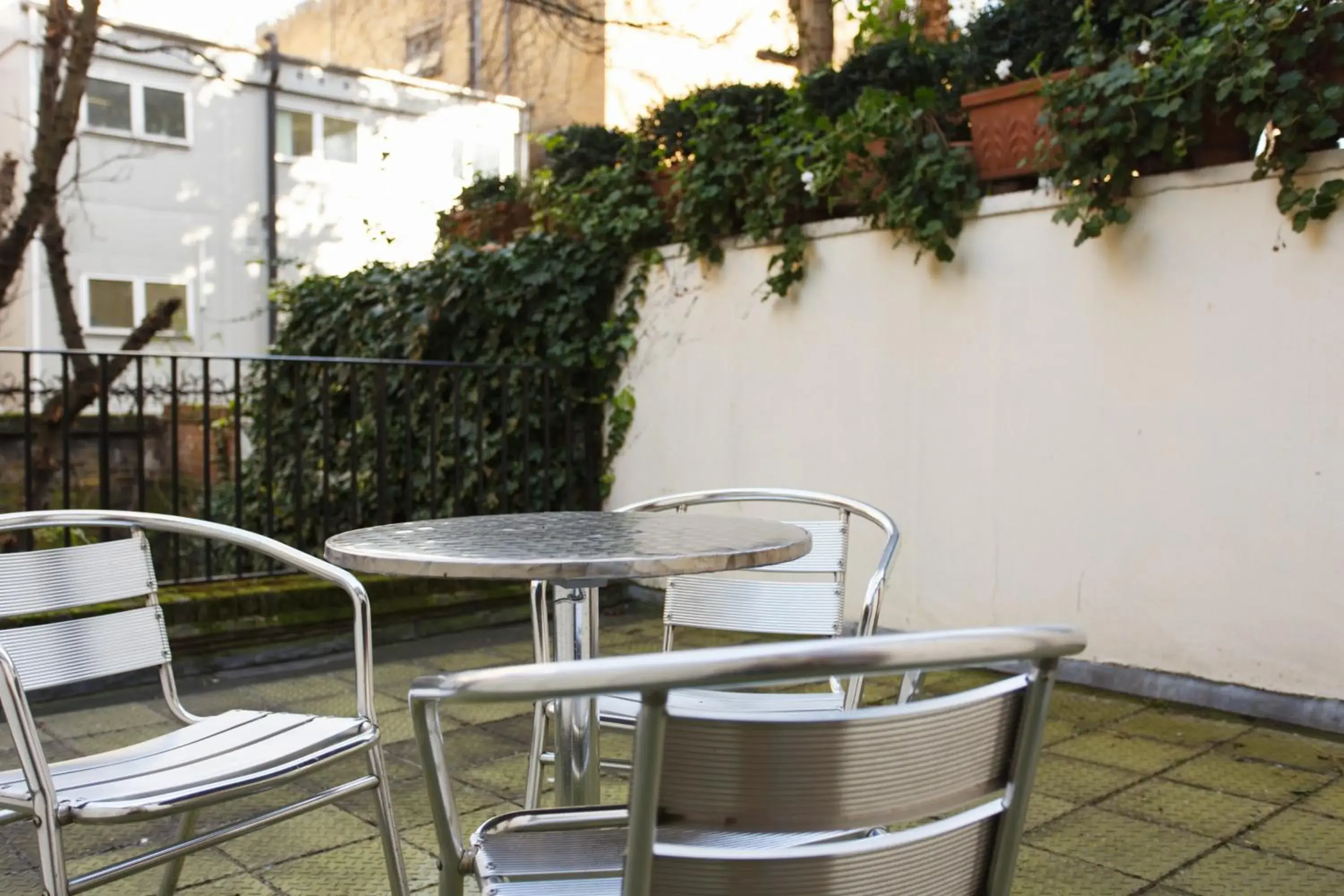 Patio in Morgan Hotel Patio in Morgan Hotel