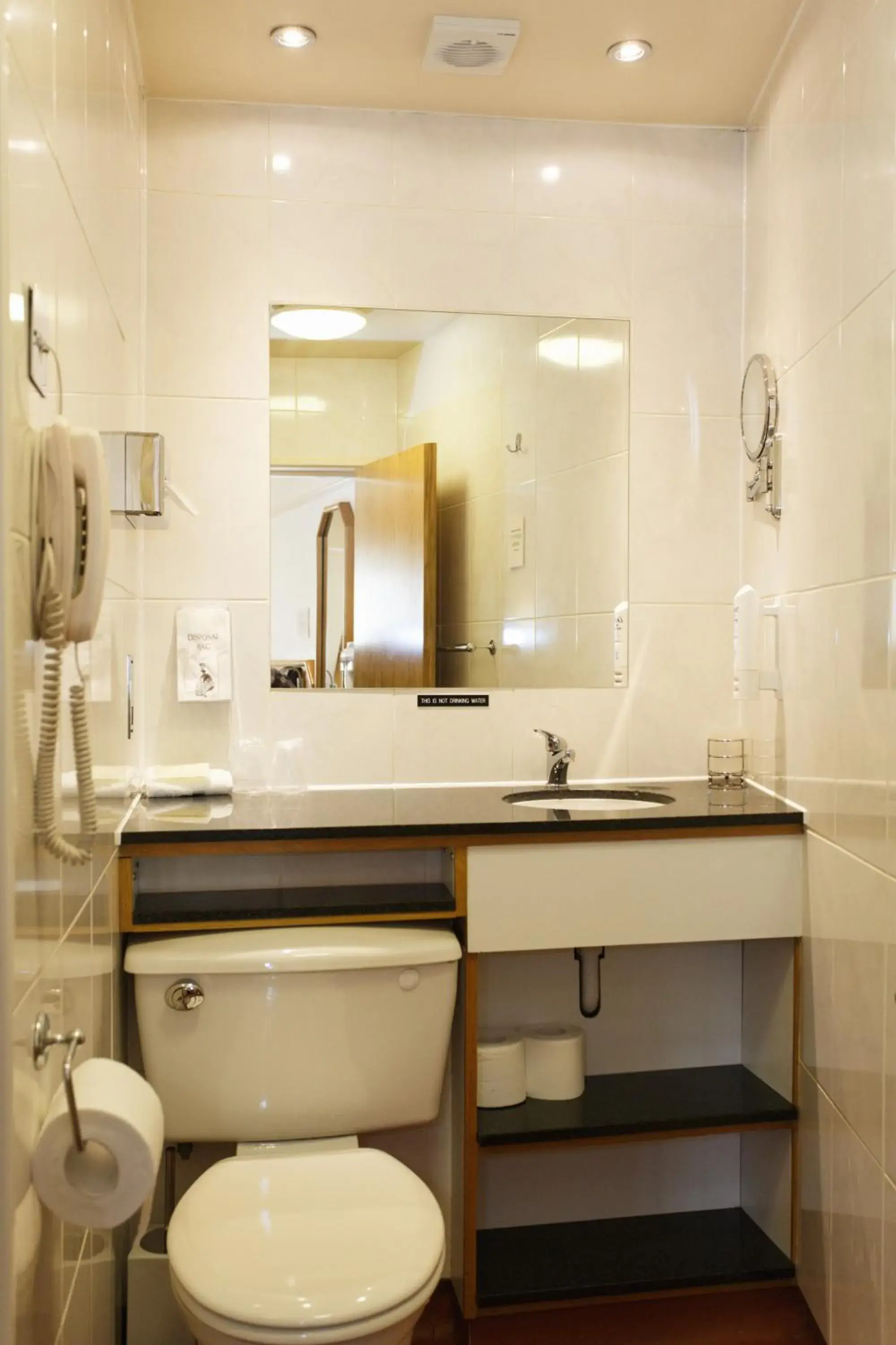 Toilet in Morgan Hotel Toilet in Morgan Hotel