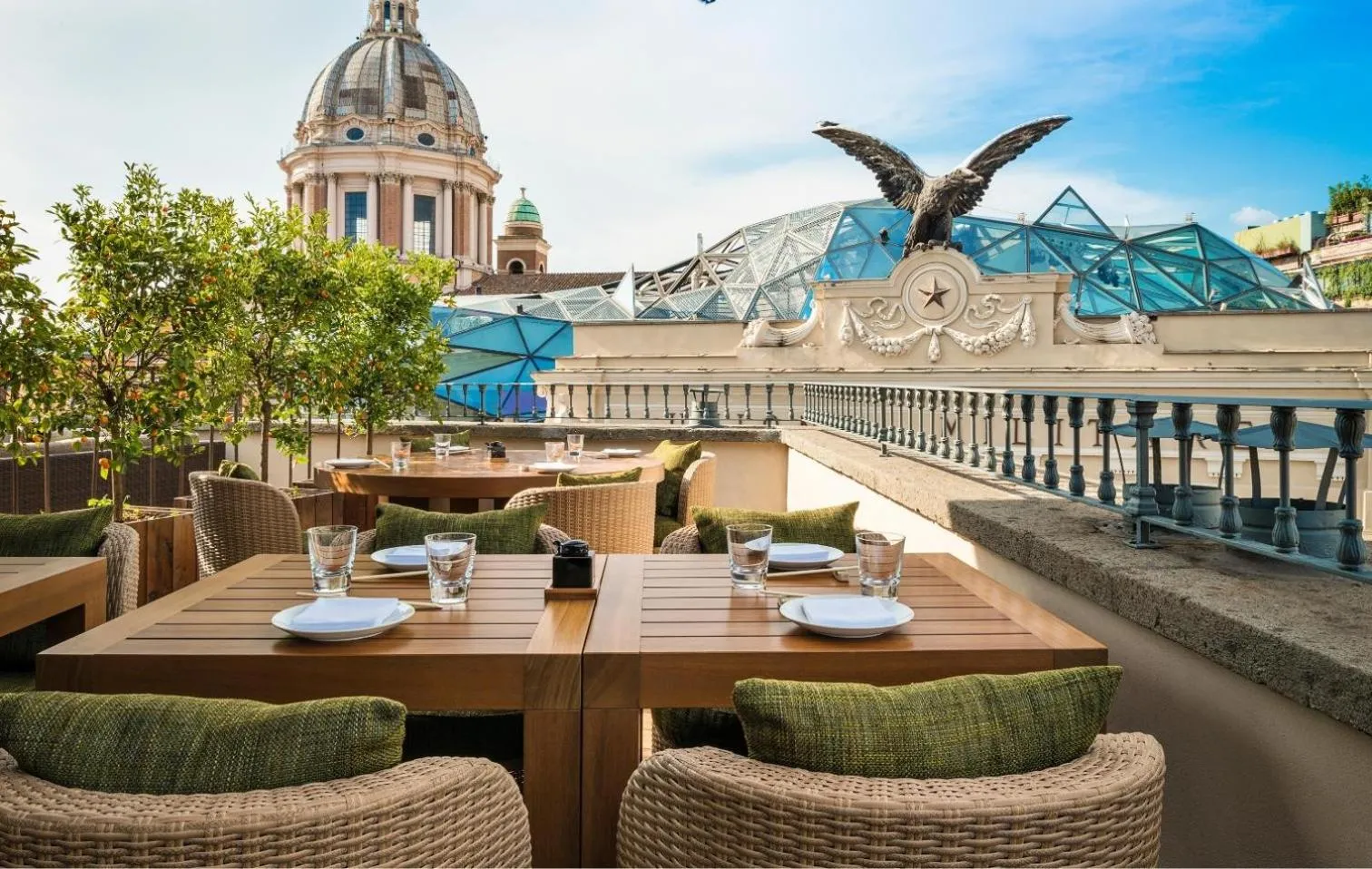 Balcony/Terrace in Fendi Private Suites - Small Luxury Hotels of the World