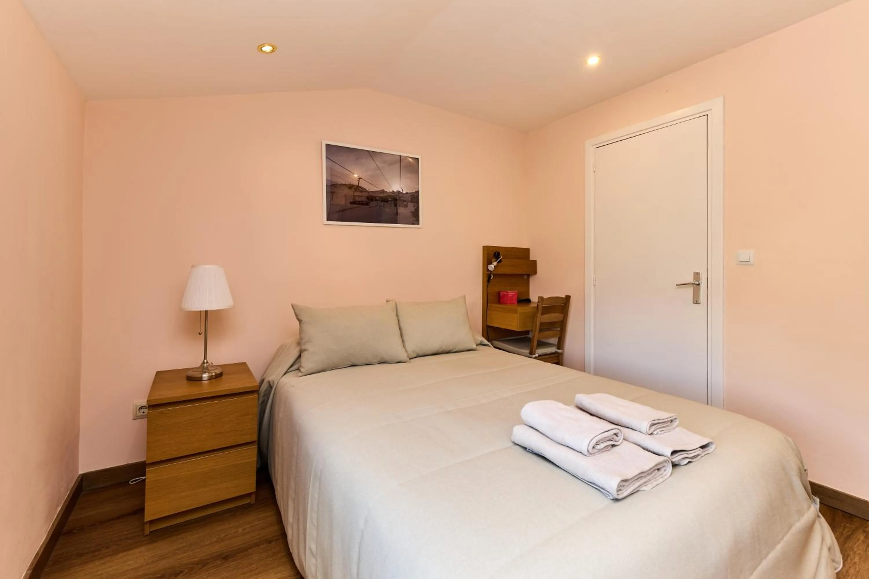 Bed in Hotel Peretol