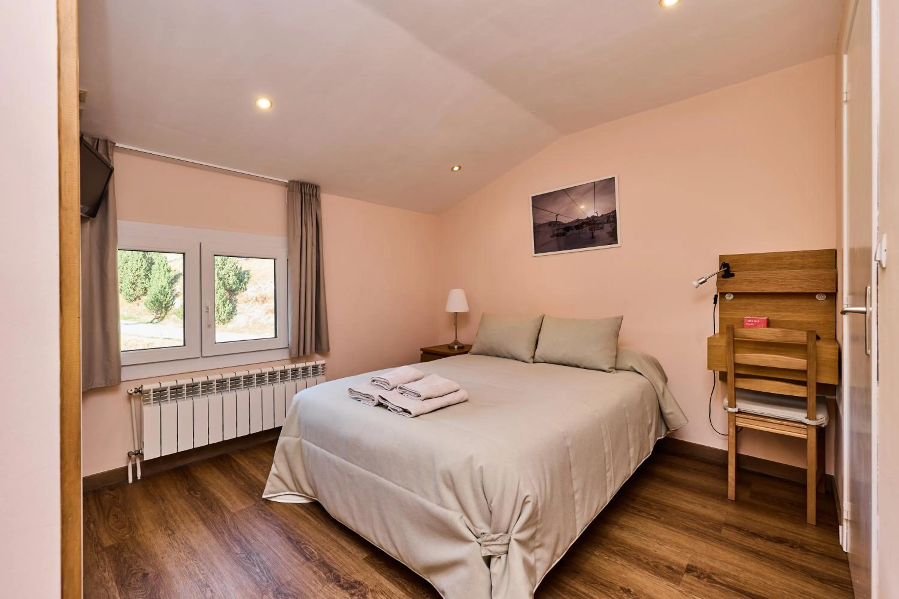 Bed in Hotel Peretol