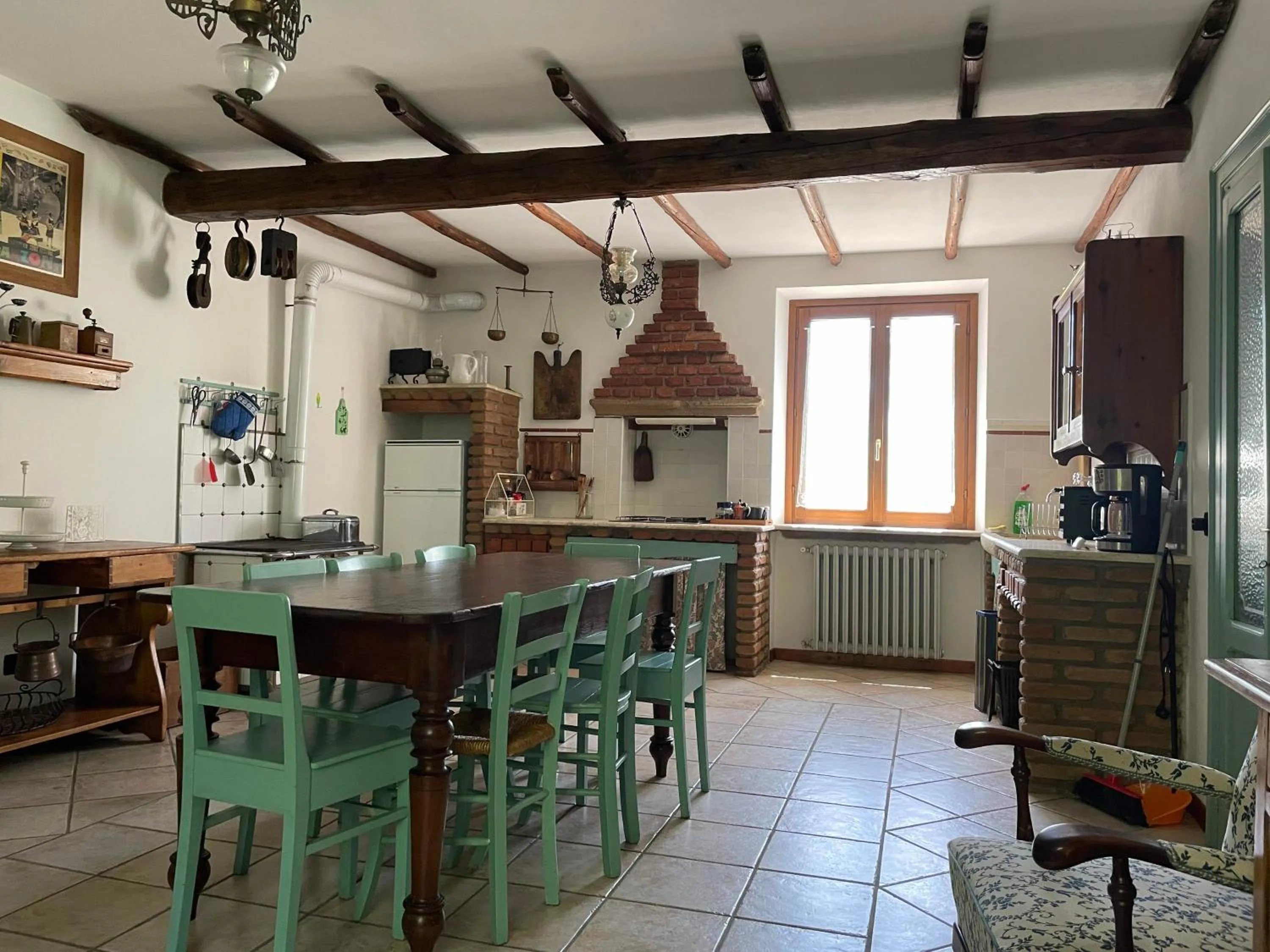 Kitchen or kitchenette in Casa Vacanze Cascina Campagnola