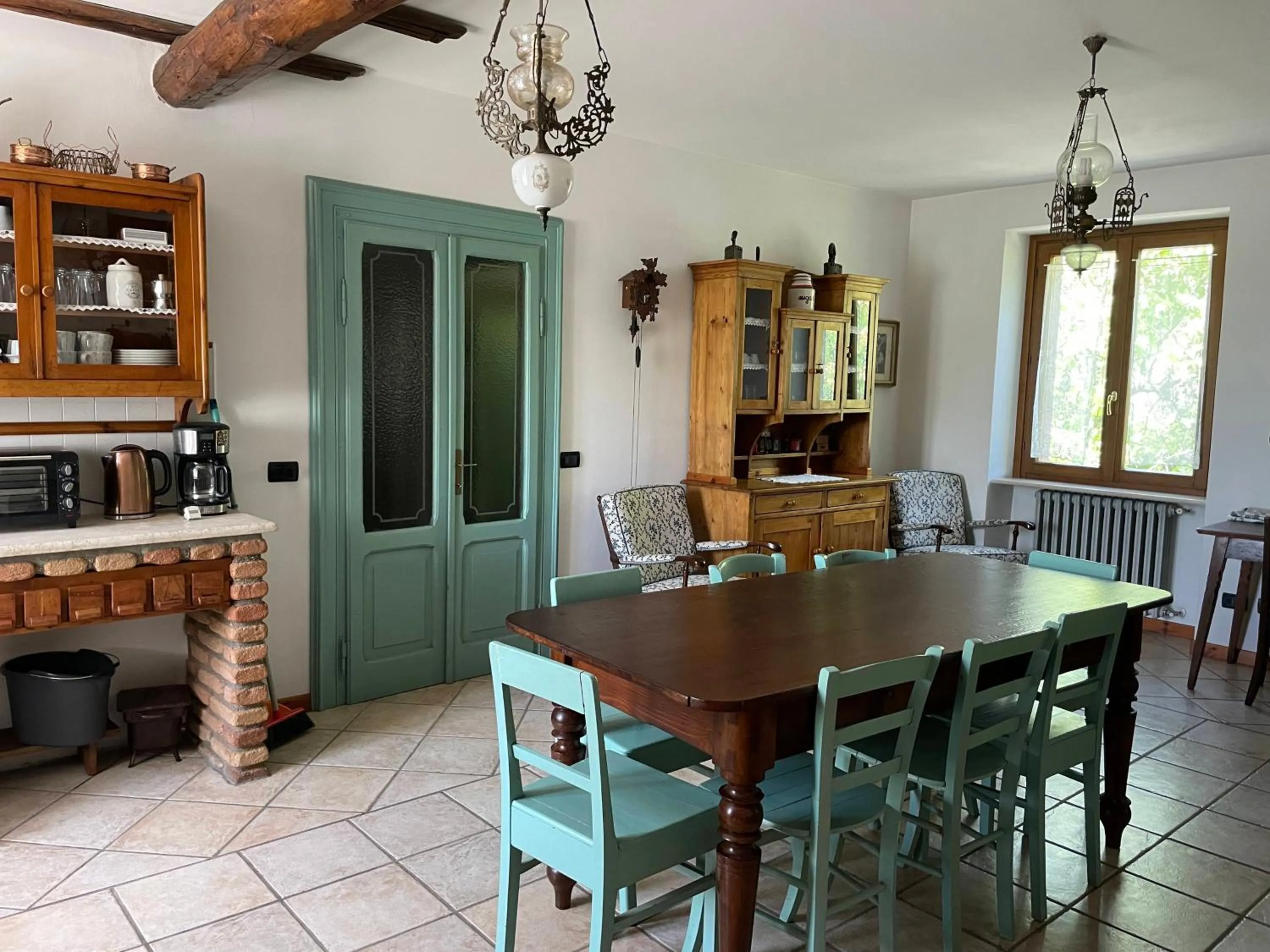 Kitchen or kitchenette in Casa Vacanze Cascina Campagnola