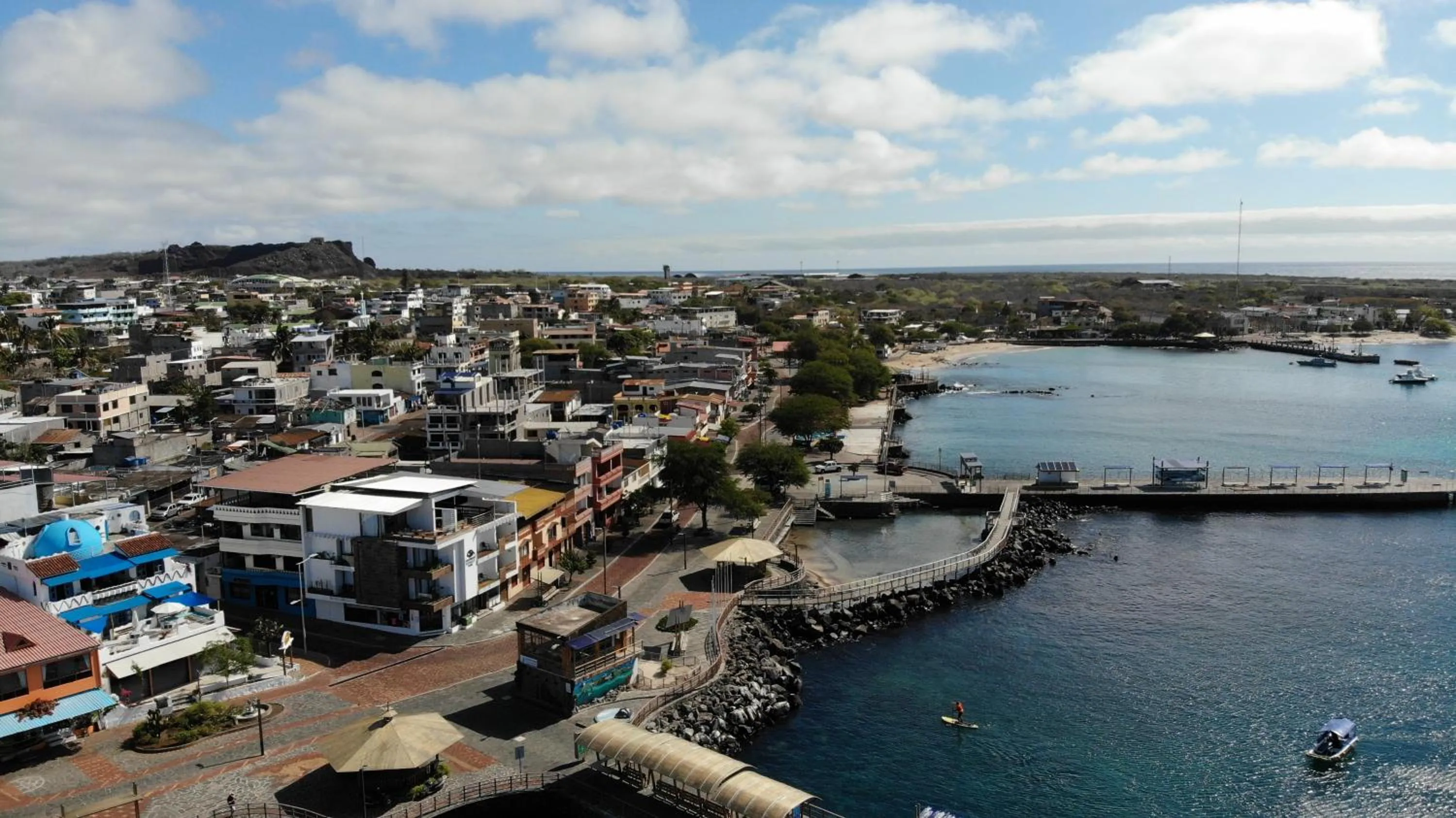 City view in Galapagos Sunset Hotel