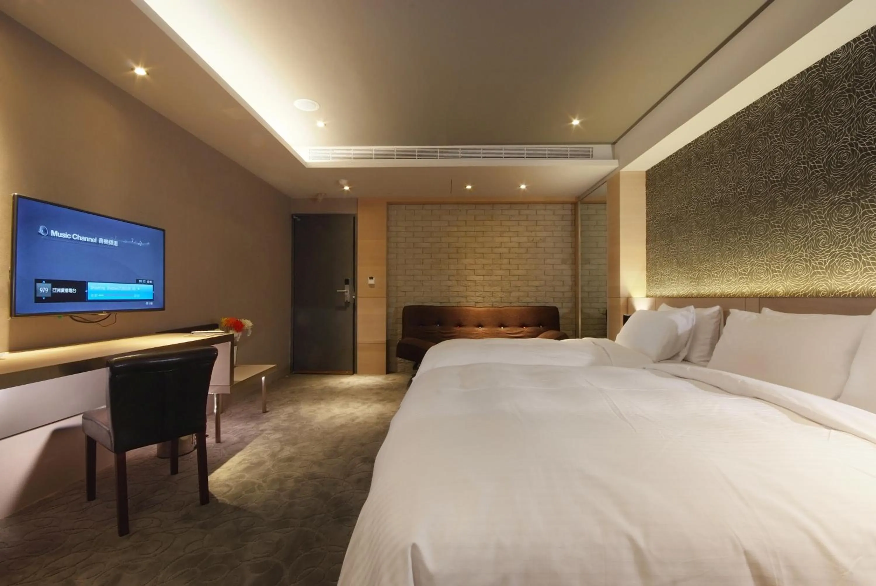 Decorative detail, Bed in Guest Hotel