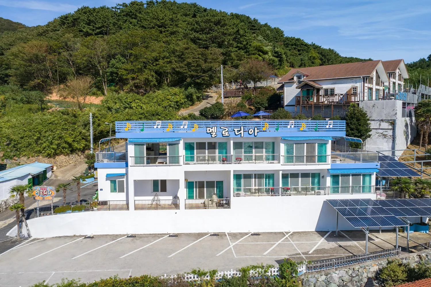 Natural landscape in Melodia Pension