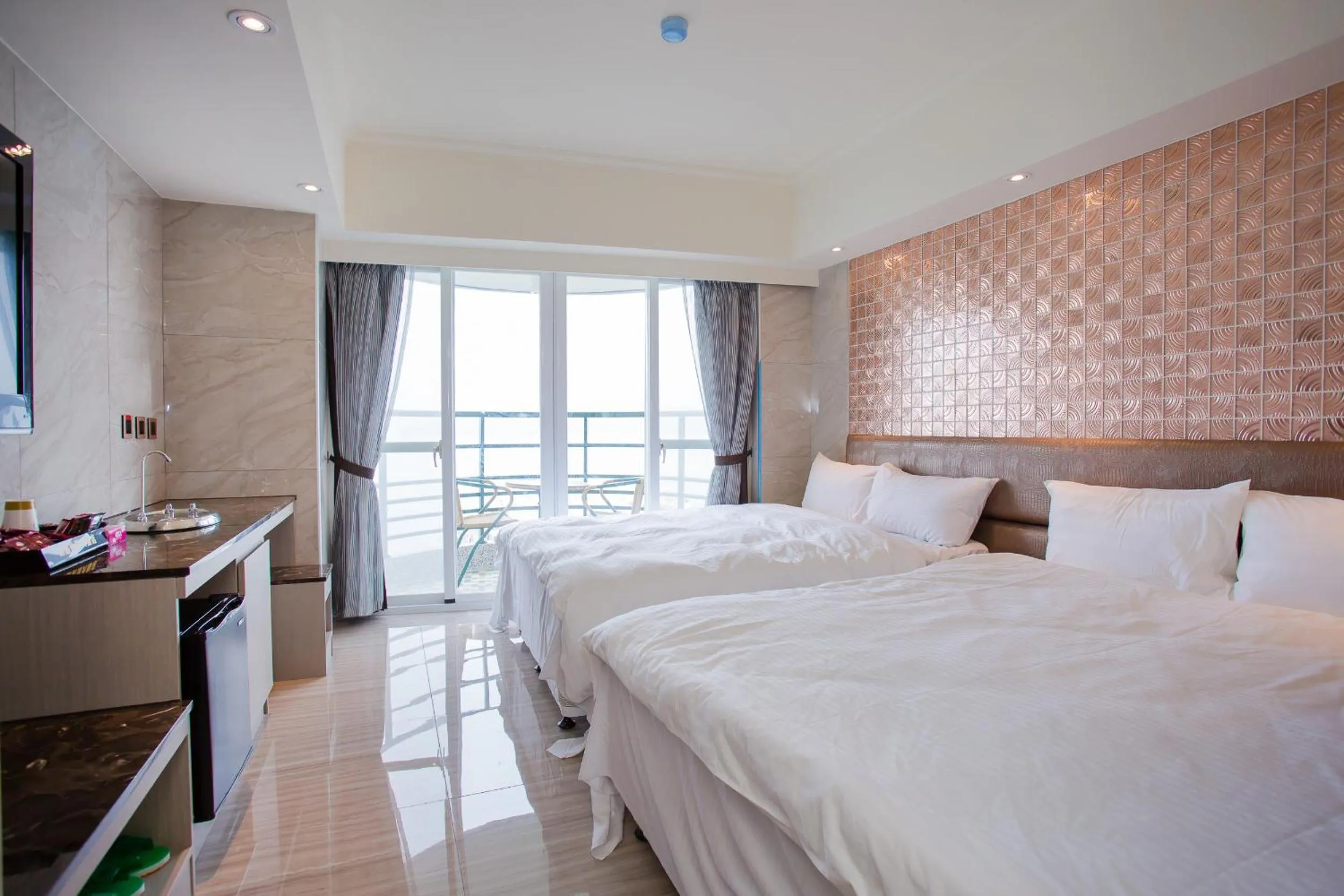 Bedroom, Bed in Shui Sha Lian Hotel