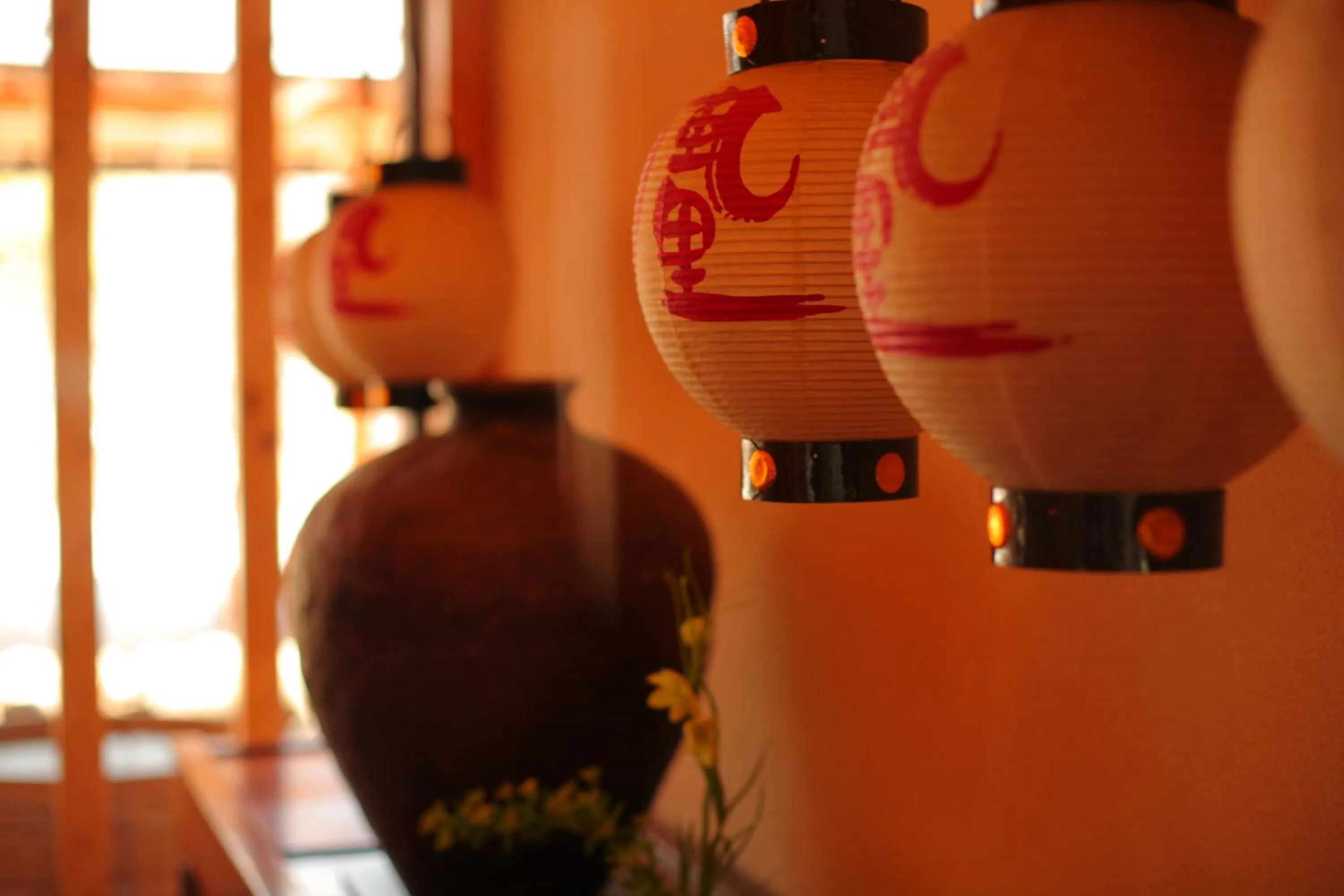 Decorative detail in Tsutaya Tokinoyado Kazari