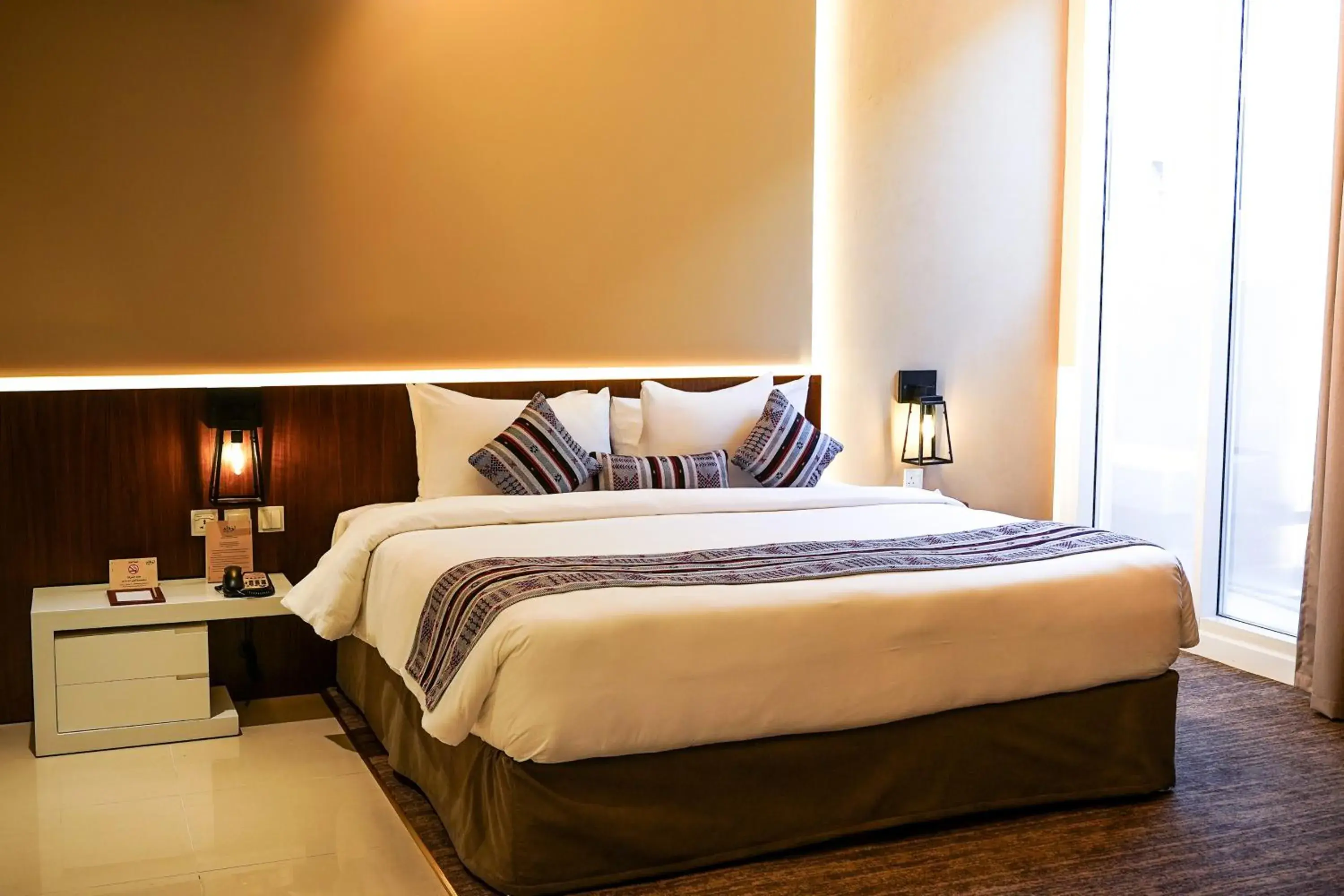 Bed in Awfad Hotel Bed in Awfad Hotel