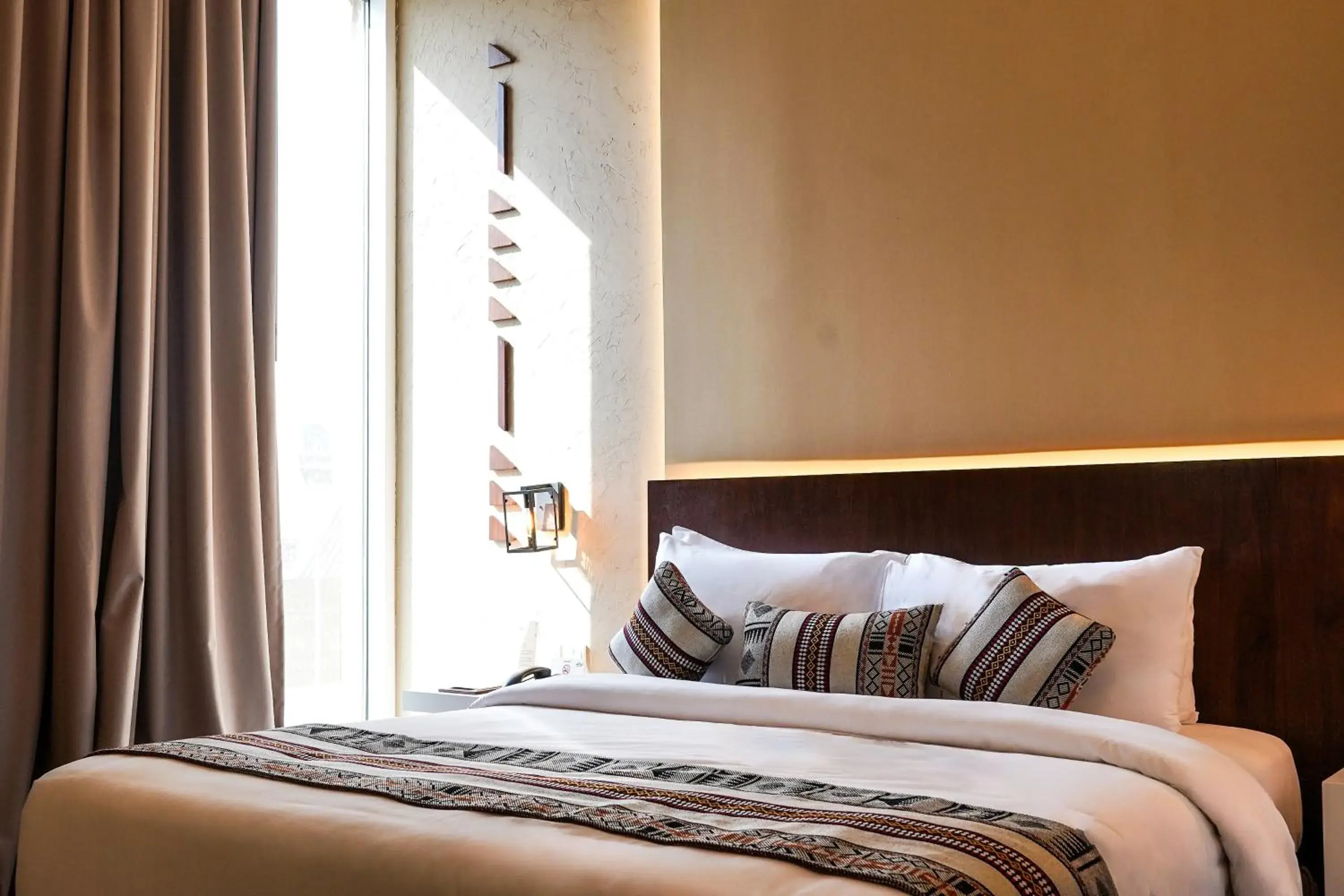 Bed in Awfad Hotel Bed in Awfad Hotel