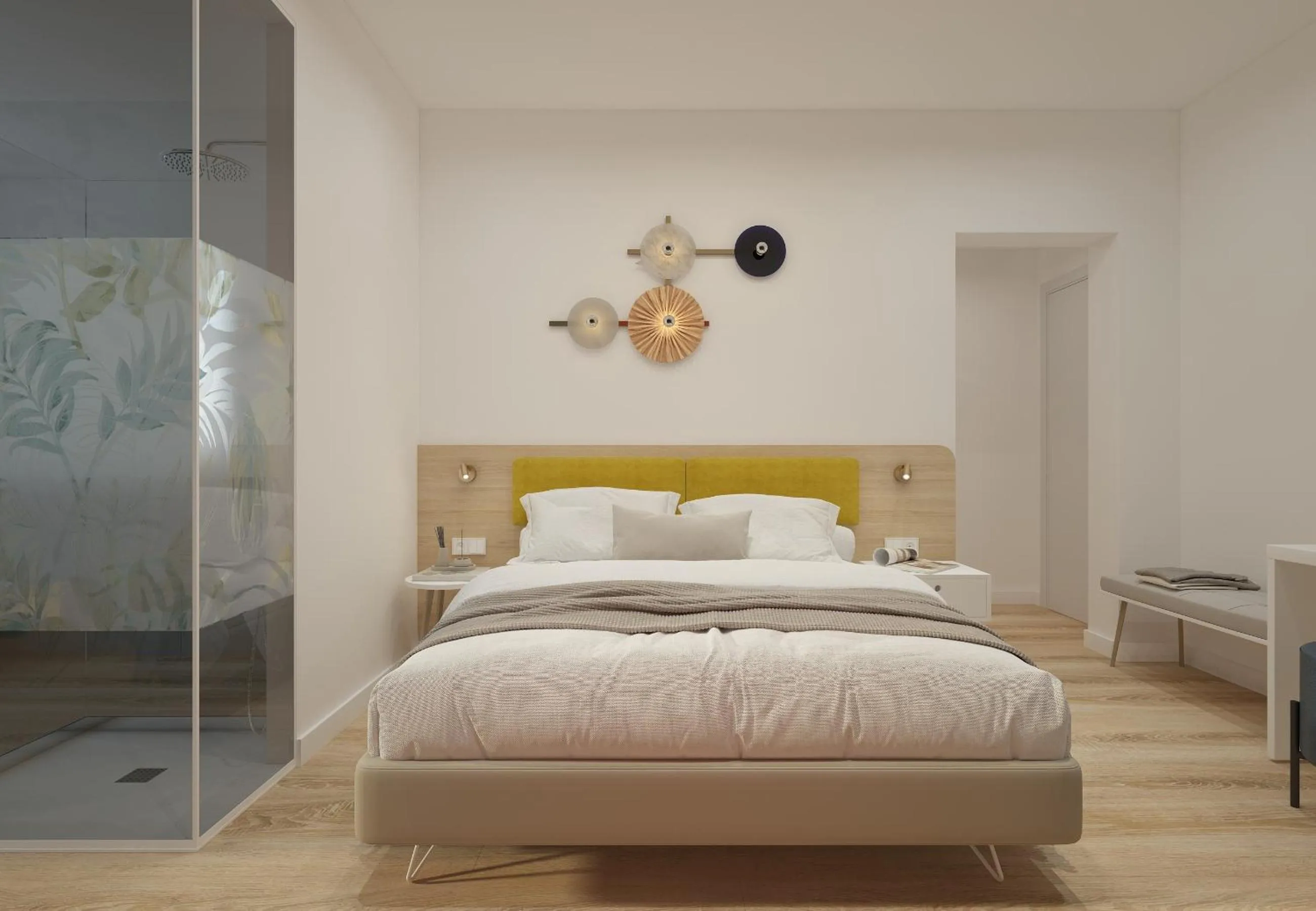 Bed in Hotel Palma de Majorca