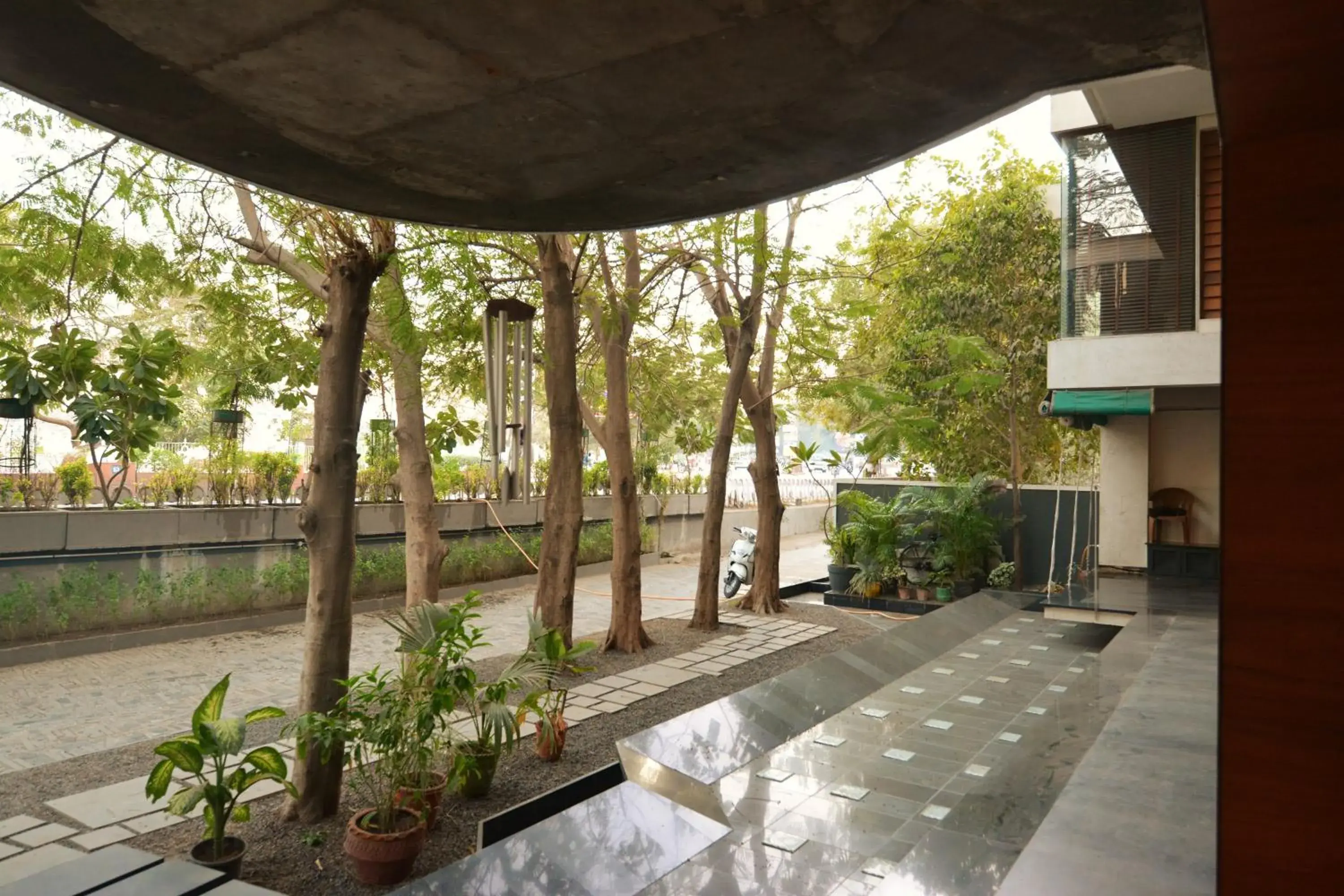 Garden view in The Sky Imperial Aarivaa Luxury Stays Garden view in The Sky Imperial Aarivaa Luxury Stays