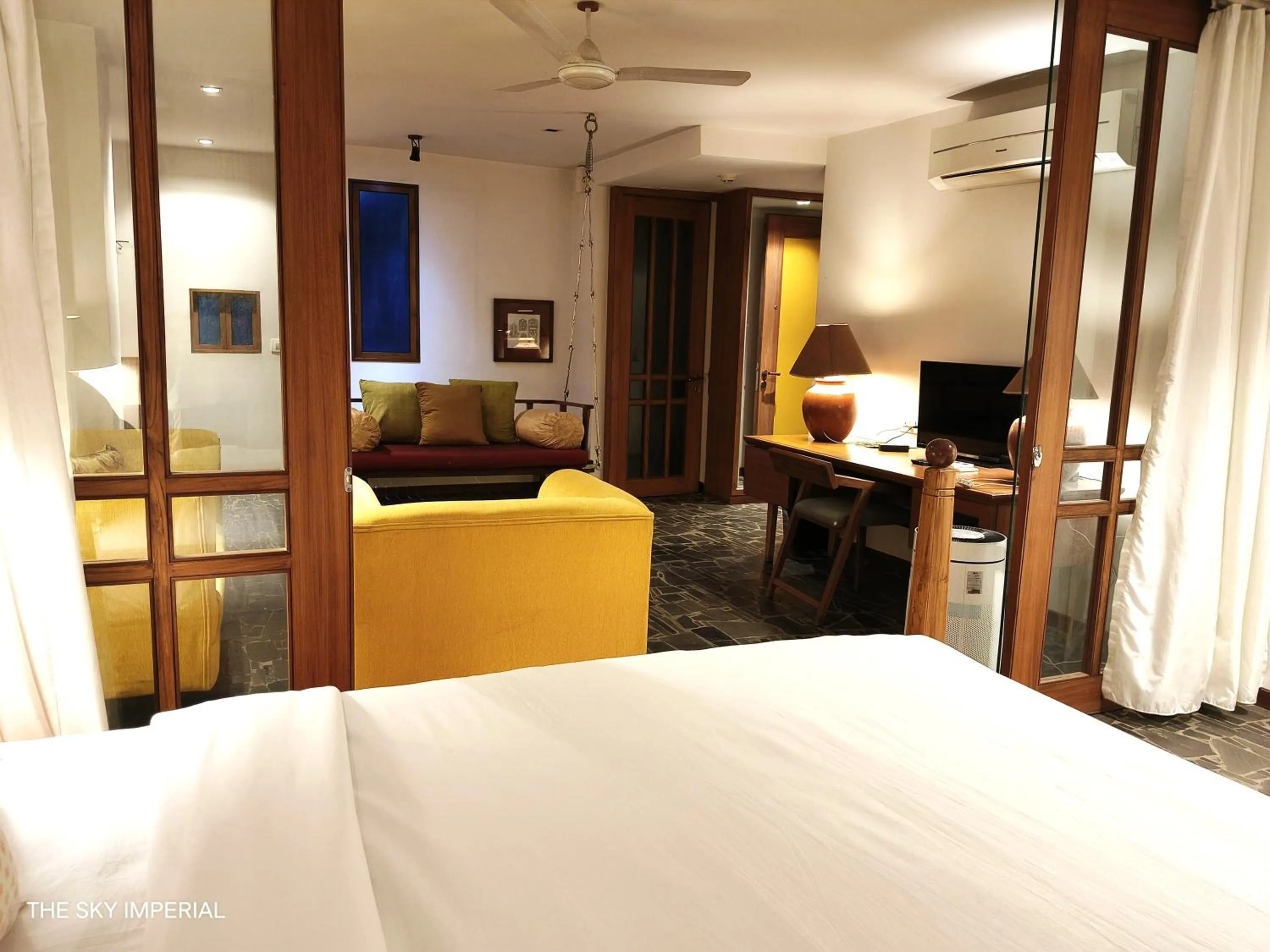 TV and multimedia, Bed in The Sky Imperial Aarivaa Luxury Stays